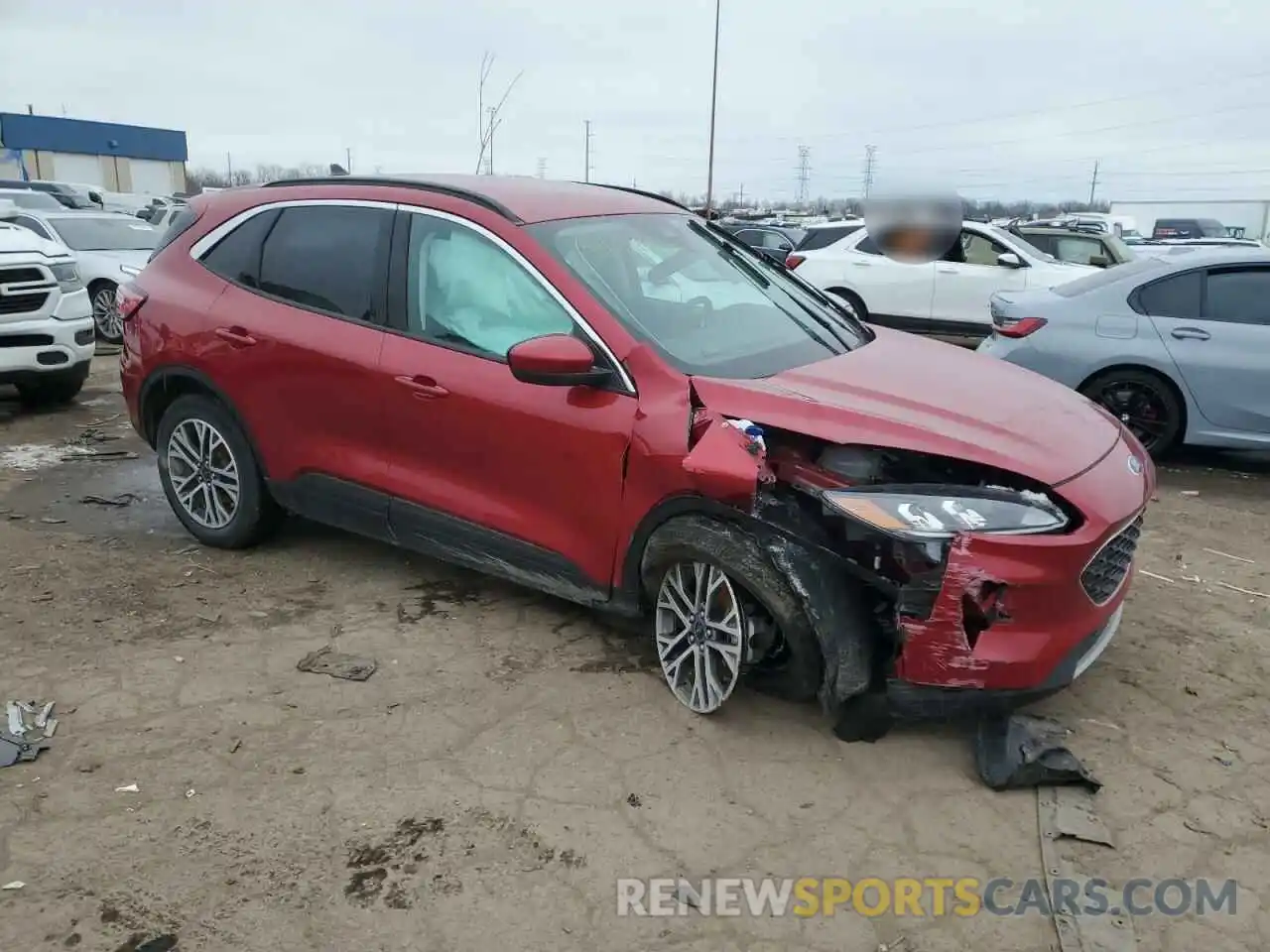 4 Photograph of a damaged car 1FMCU9H61MUB23847 FORD ESCAPE 2021