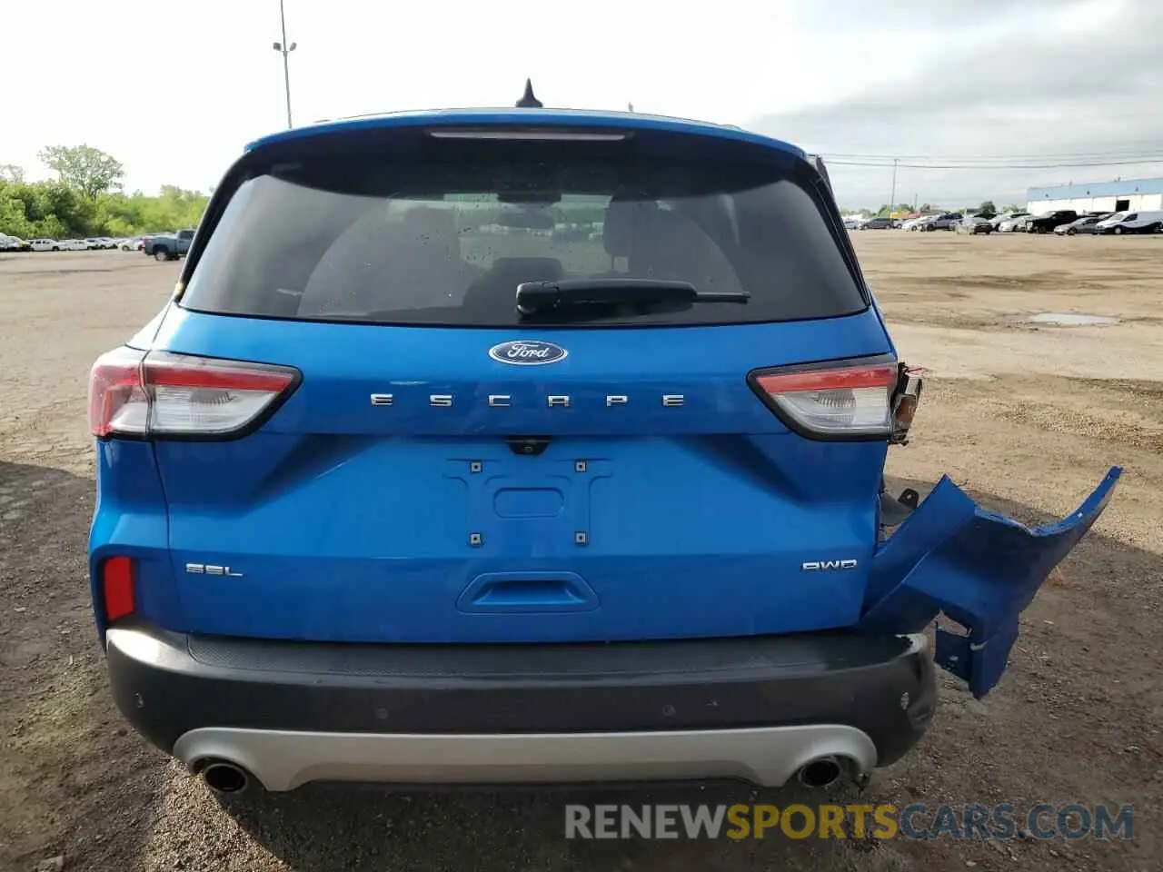 6 Photograph of a damaged car 1FMCU9H65MUA65788 FORD ESCAPE 2021