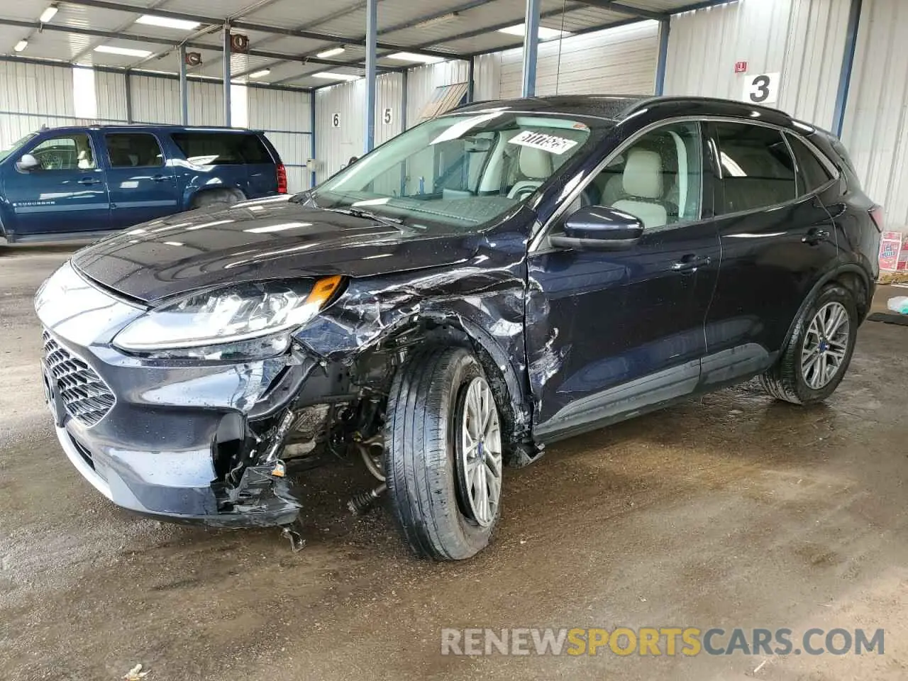 1 Photograph of a damaged car 1FMCU9H66MUA64553 FORD ESCAPE 2021