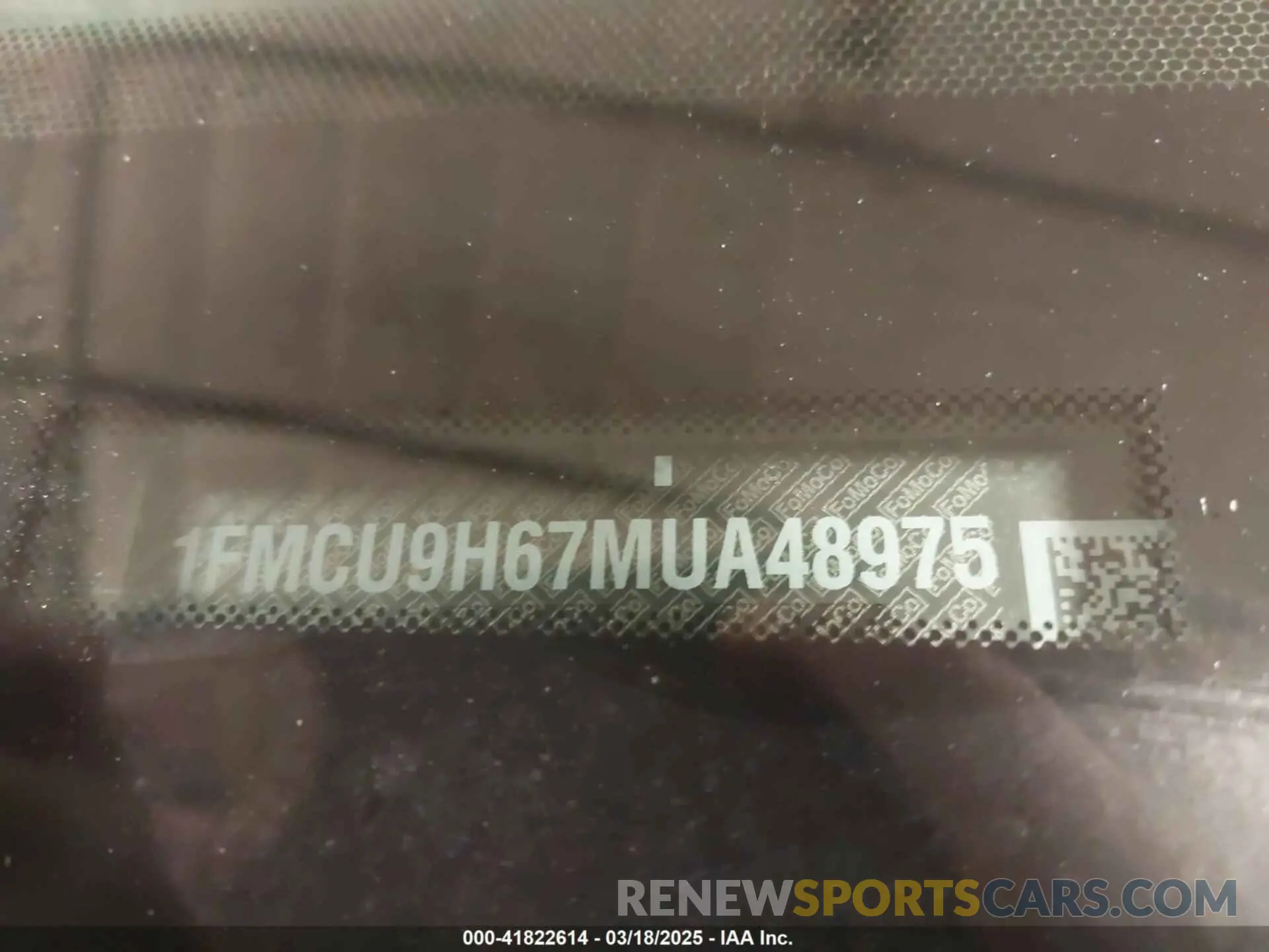 9 Photograph of a damaged car 1FMCU9H67MUA48975 FORD ESCAPE 2021