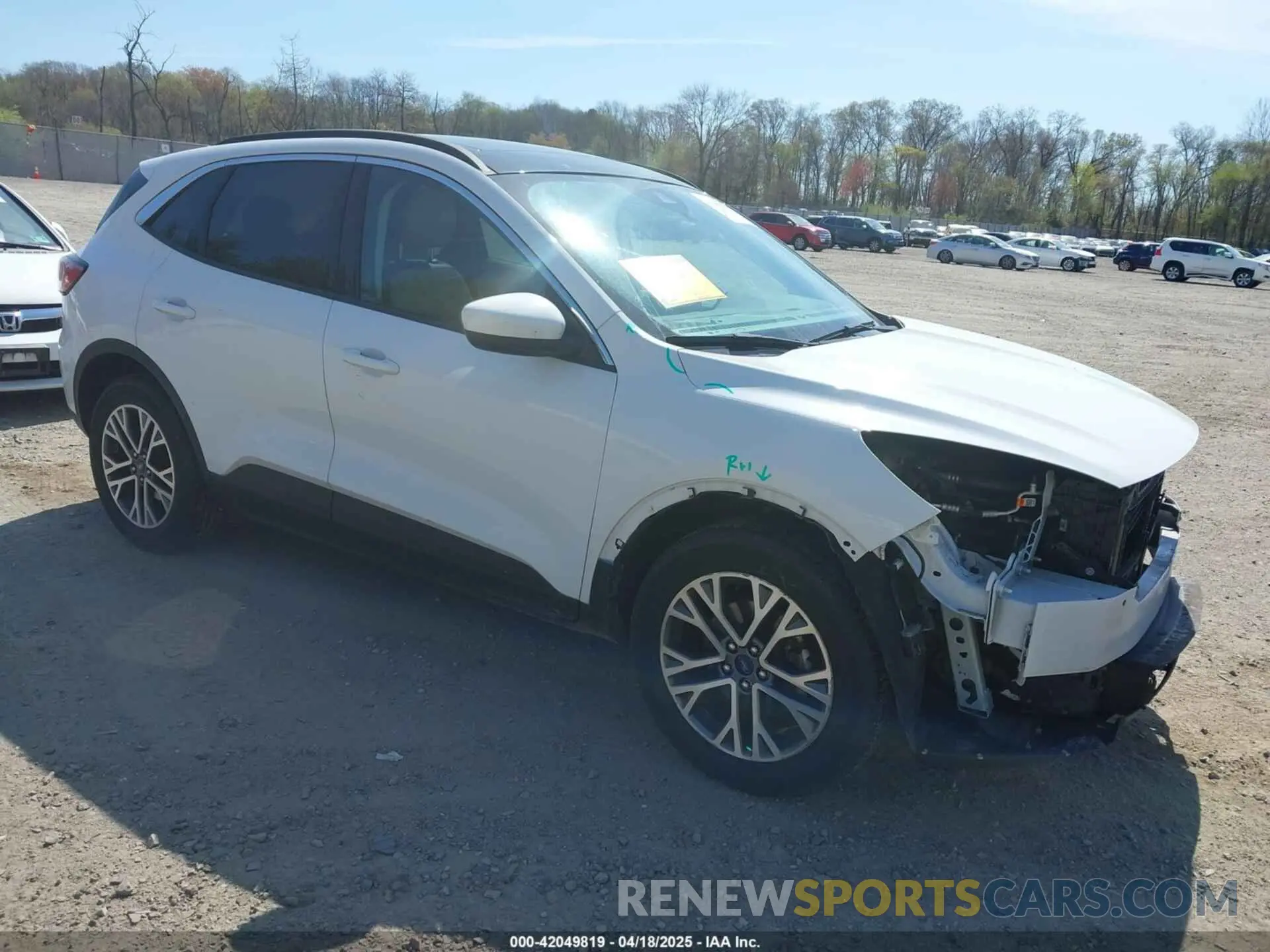 1 Photograph of a damaged car 1FMCU9H92MUA07776 FORD ESCAPE 2021