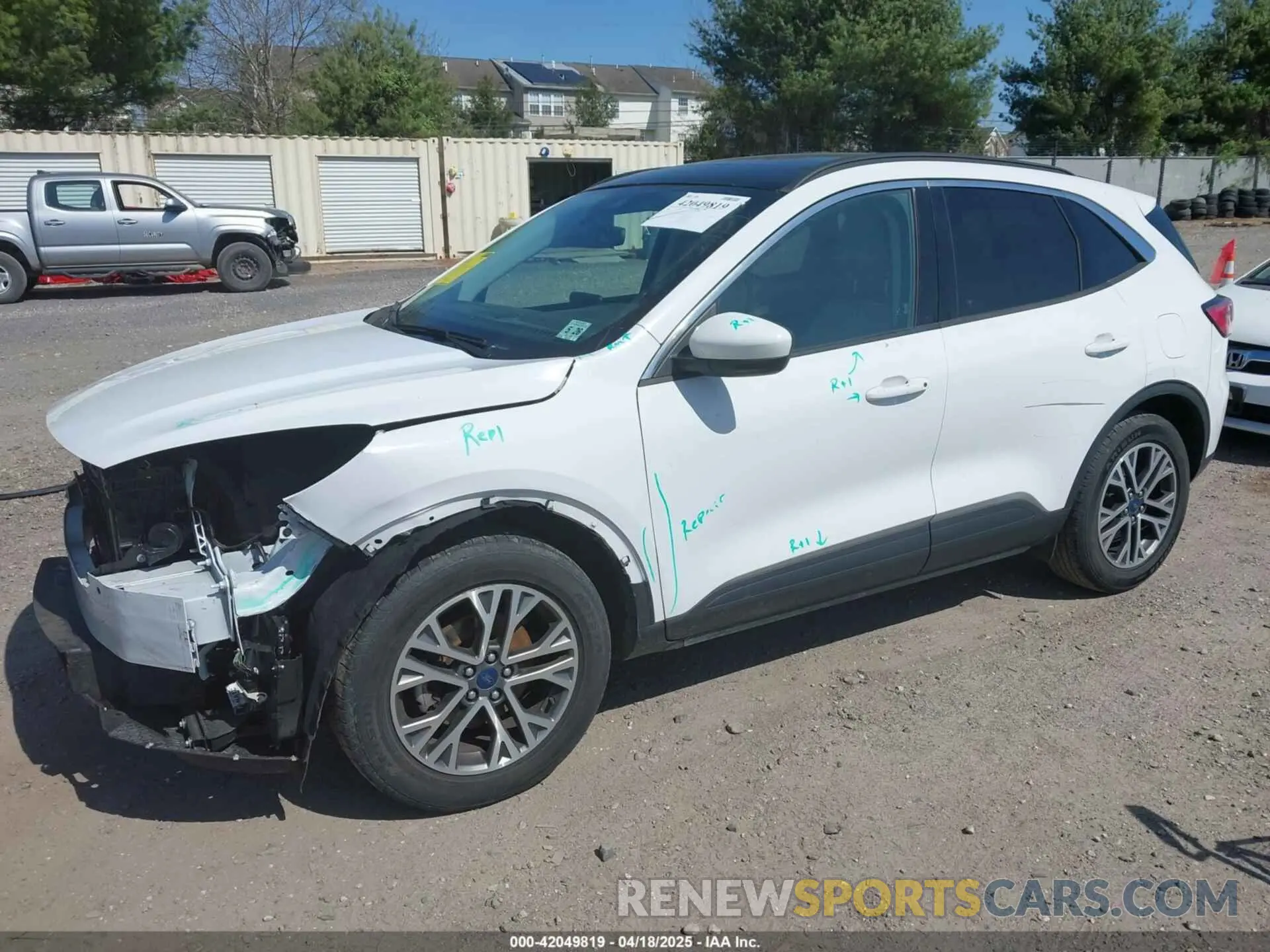 2 Photograph of a damaged car 1FMCU9H92MUA07776 FORD ESCAPE 2021