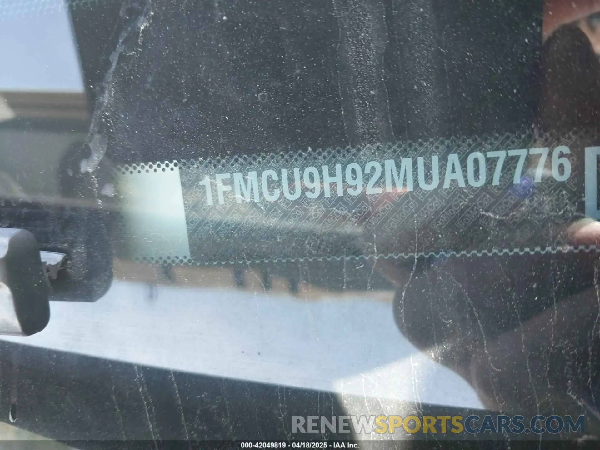 9 Photograph of a damaged car 1FMCU9H92MUA07776 FORD ESCAPE 2021