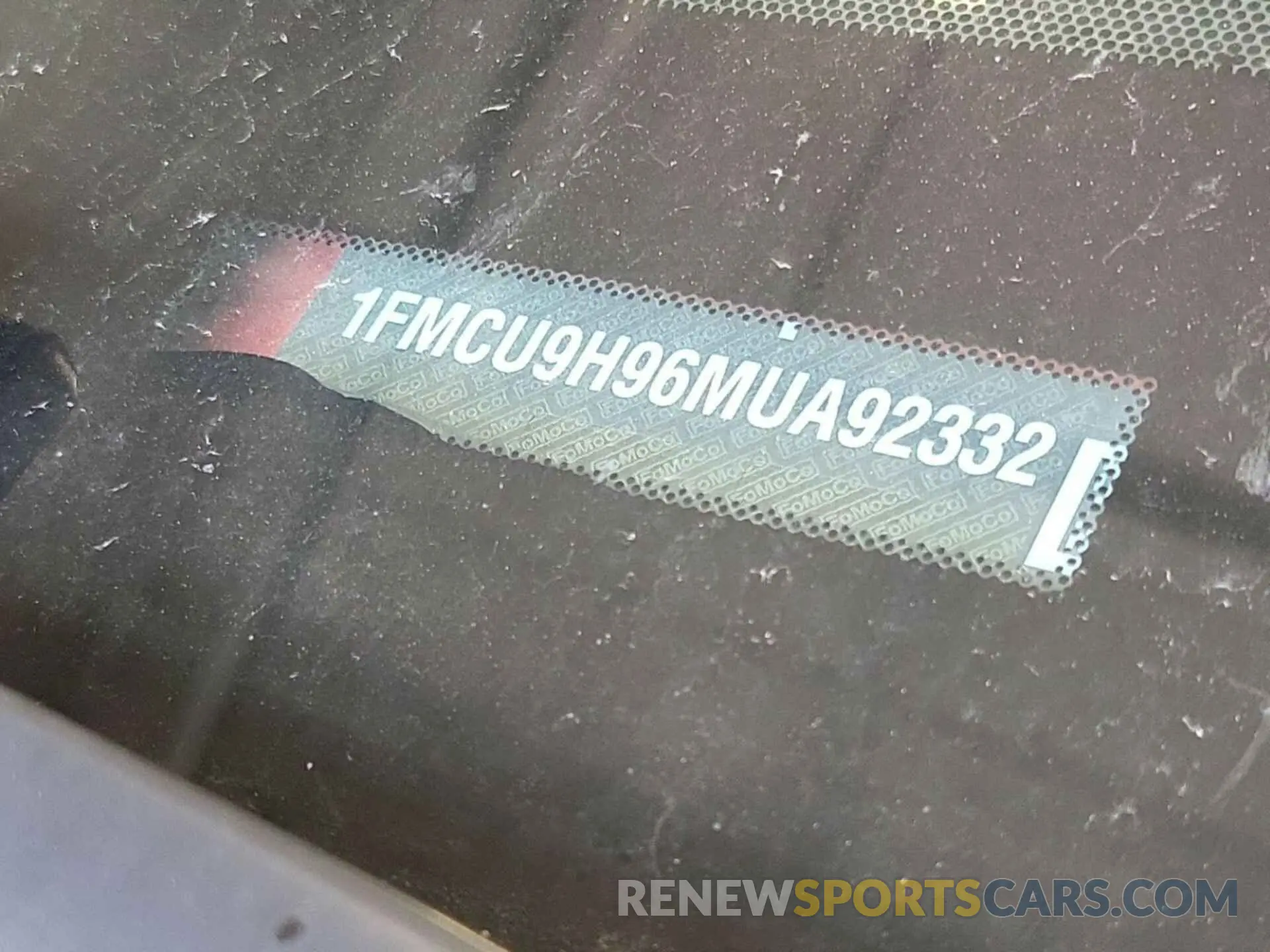 1 Photograph of a damaged car 1FMCU9H96MUA92332 FORD ESCAPE 2021