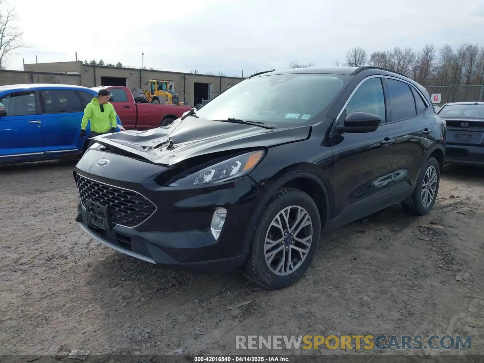 2 Photograph of a damaged car 1FMCU9H9XMUA60225 FORD ESCAPE 2021