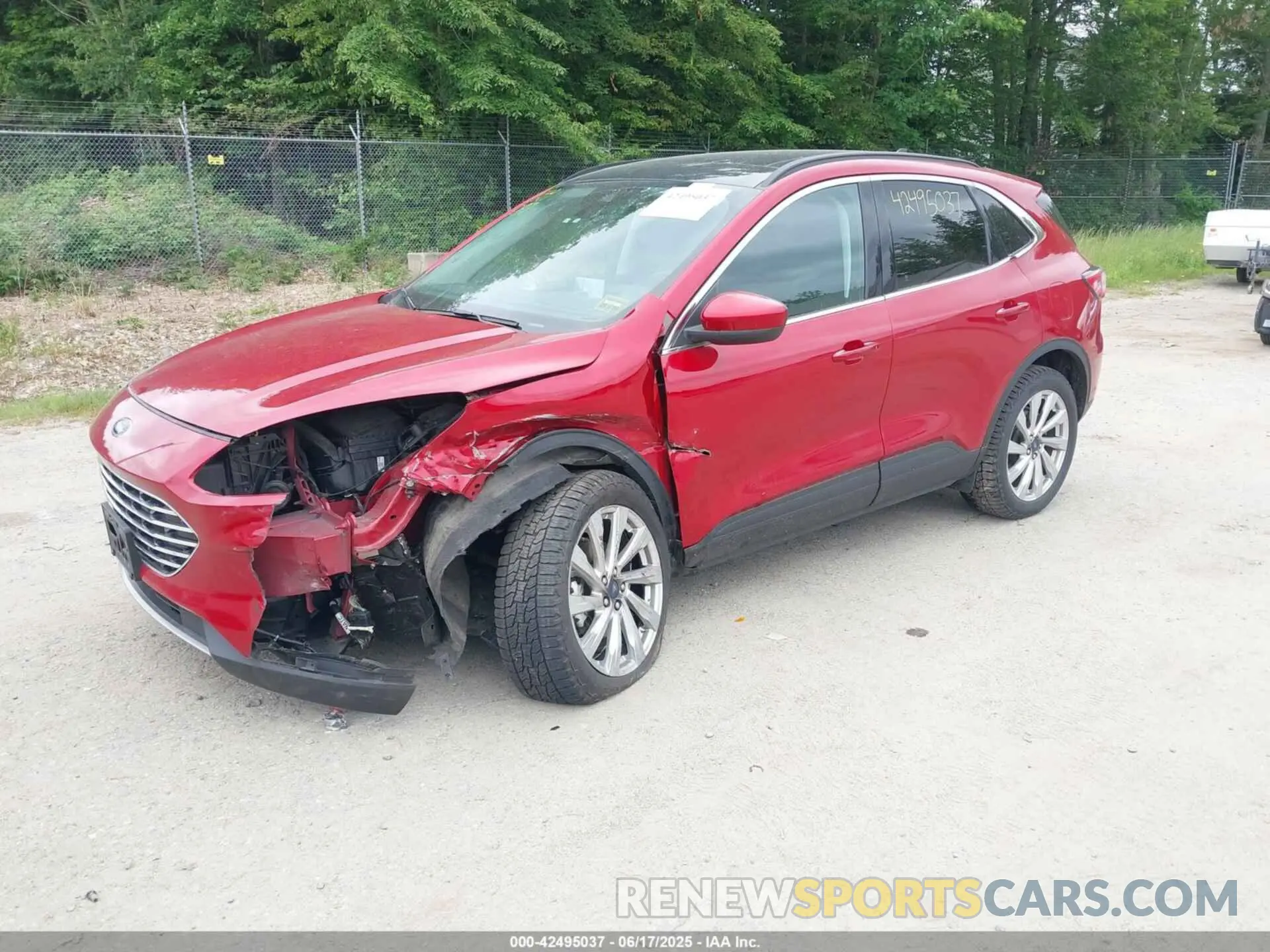2 Photograph of a damaged car 1FMCU9J90MUA33755 FORD ESCAPE 2021