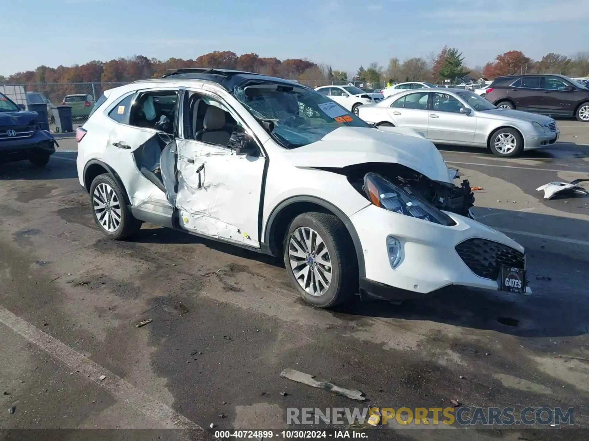 1 Photograph of a damaged car 1FMCU9J96MUA70647 FORD ESCAPE 2021