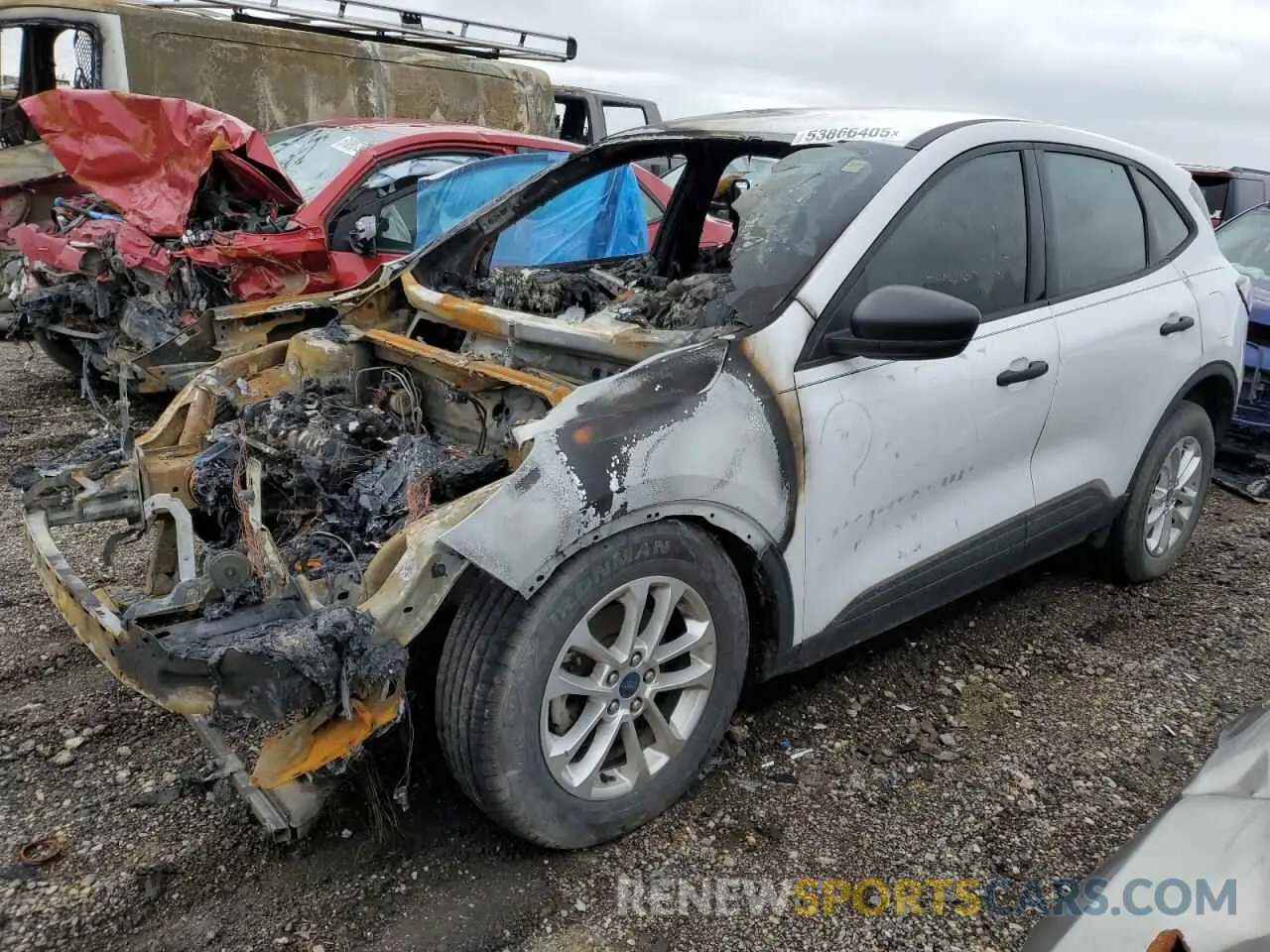 1 Photograph of a damaged car 1FMCU0F64NUA03167 FORD ESCAPE 2022