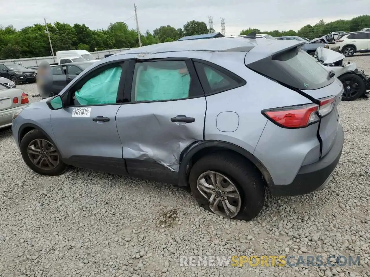 2 Photograph of a damaged car 1FMCU0F67NUA59975 FORD ESCAPE 2022