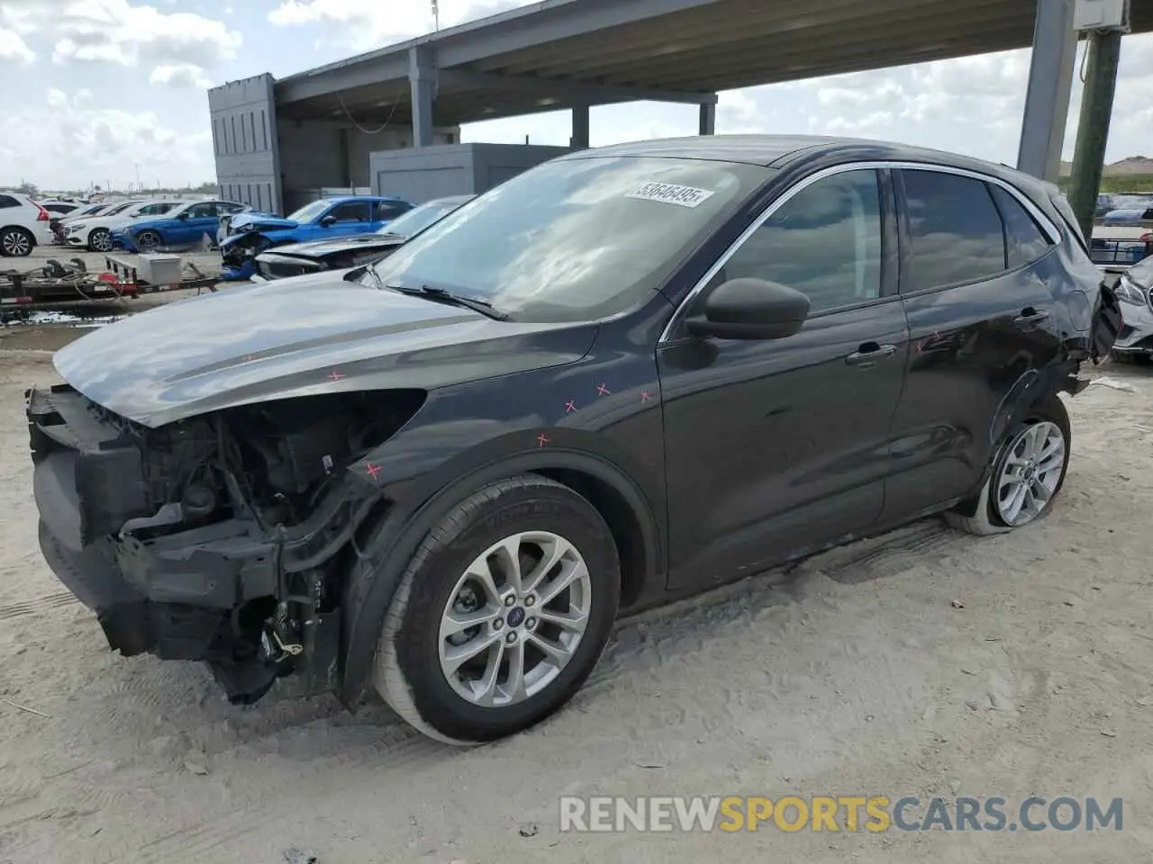 1 Photograph of a damaged car 1FMCU0G6XNUA45857 FORD ESCAPE 2022