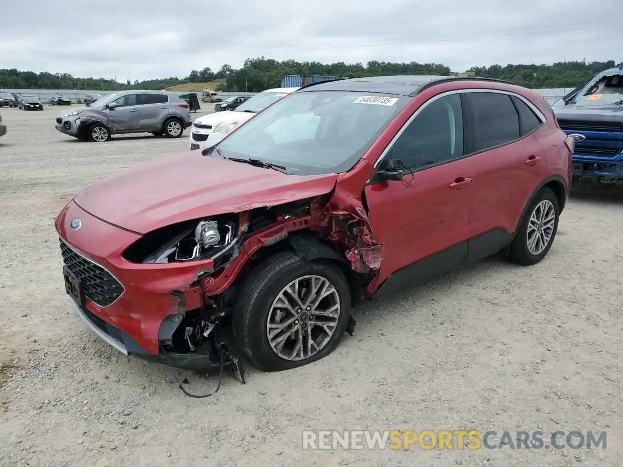 1 Photograph of a damaged car 1FMCU0H62NUB51766 FORD ESCAPE 2022