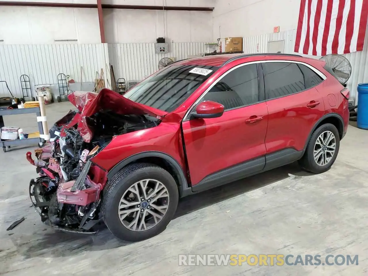 1 Photograph of a damaged car 1FMCU0H69NUB76860 FORD ESCAPE 2022