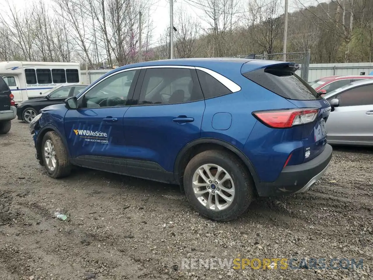 2 Photograph of a damaged car 1FMCU9BZ5NUA64399 FORD ESCAPE 2022