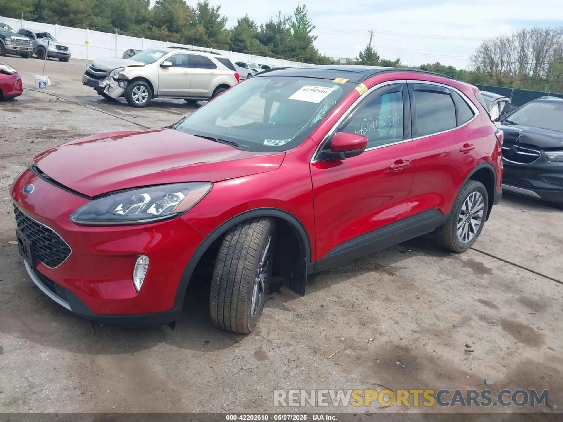 2 Photograph of a damaged car 1FMCU9DZ1NUA34474 FORD ESCAPE 2022