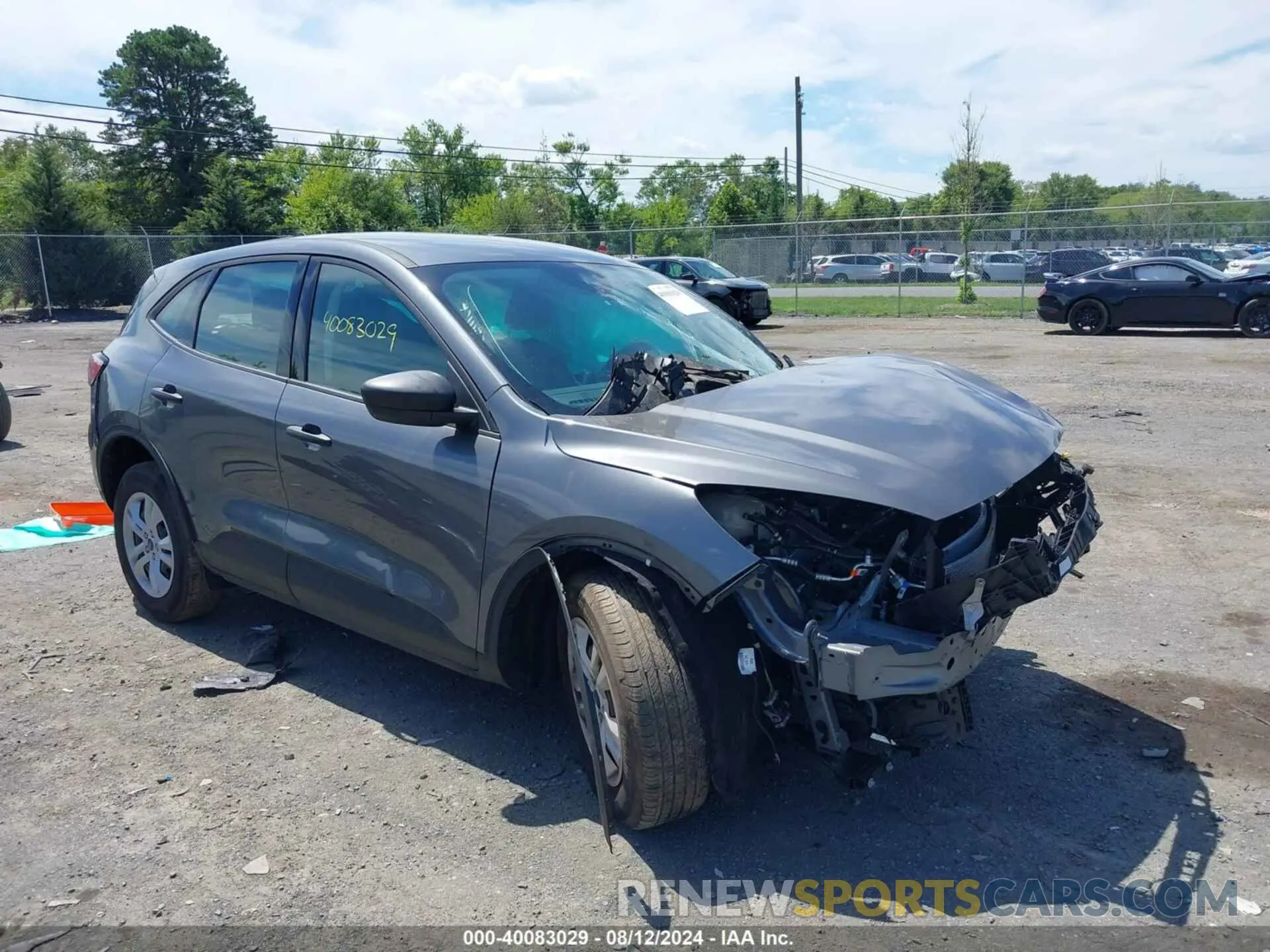1 Photograph of a damaged car 1FMCU9F61NUB52835 FORD ESCAPE 2022