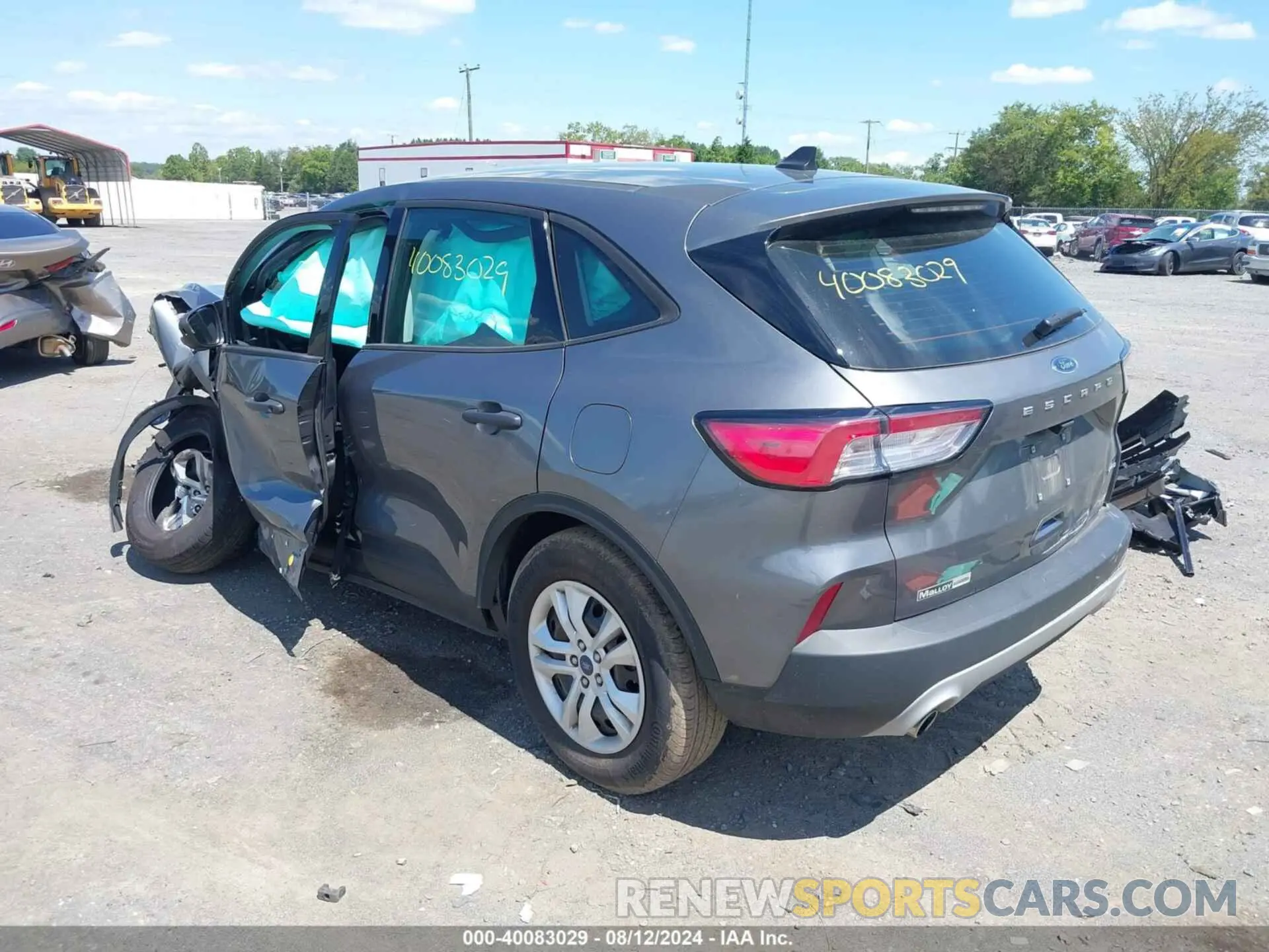 3 Photograph of a damaged car 1FMCU9F61NUB52835 FORD ESCAPE 2022