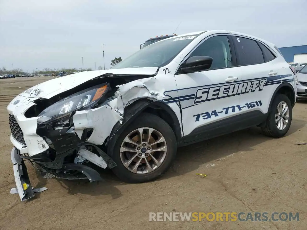 1 Photograph of a damaged car 1FMCU9G60NUB69043 FORD ESCAPE 2022