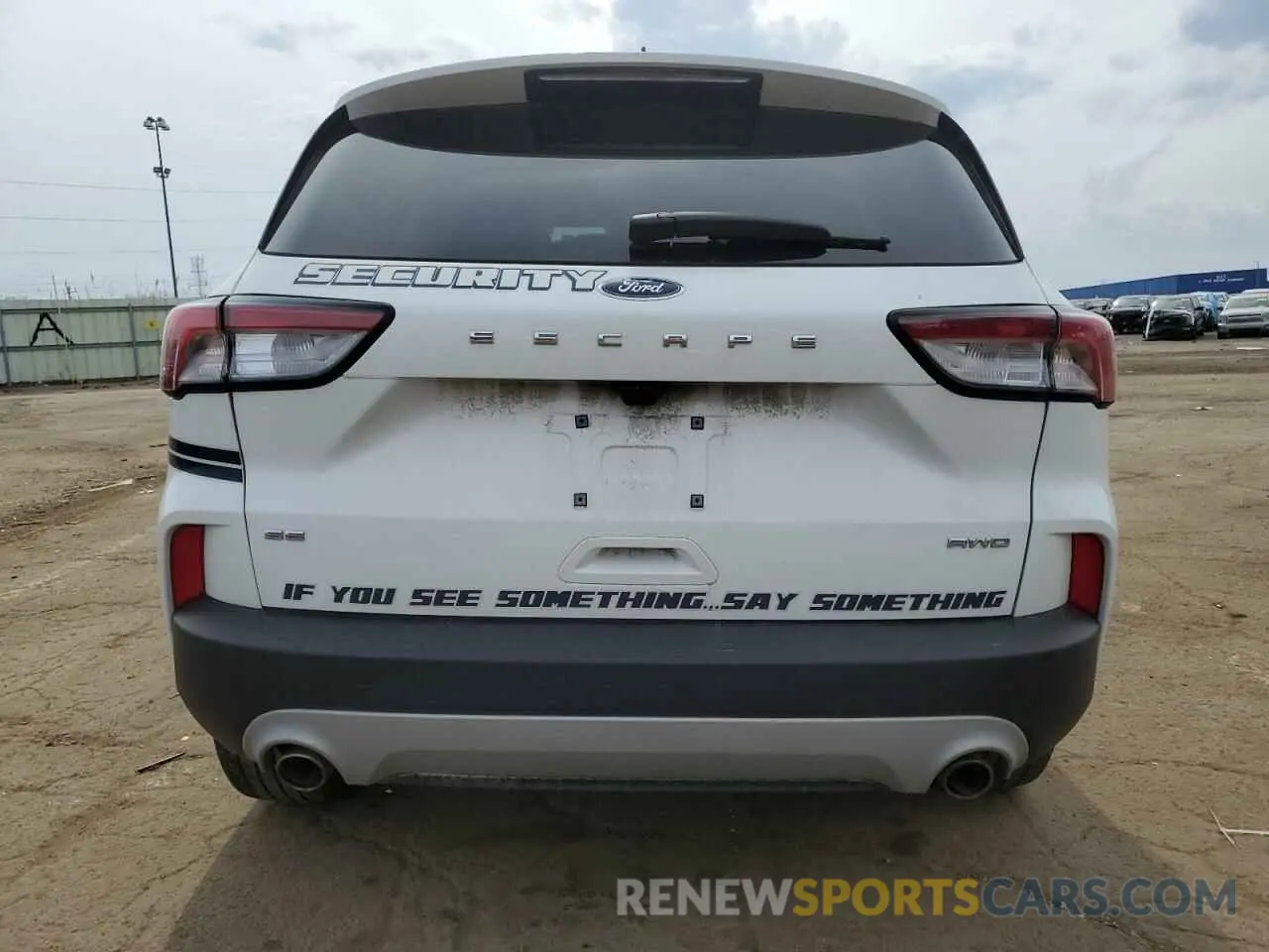 6 Photograph of a damaged car 1FMCU9G60NUB69043 FORD ESCAPE 2022