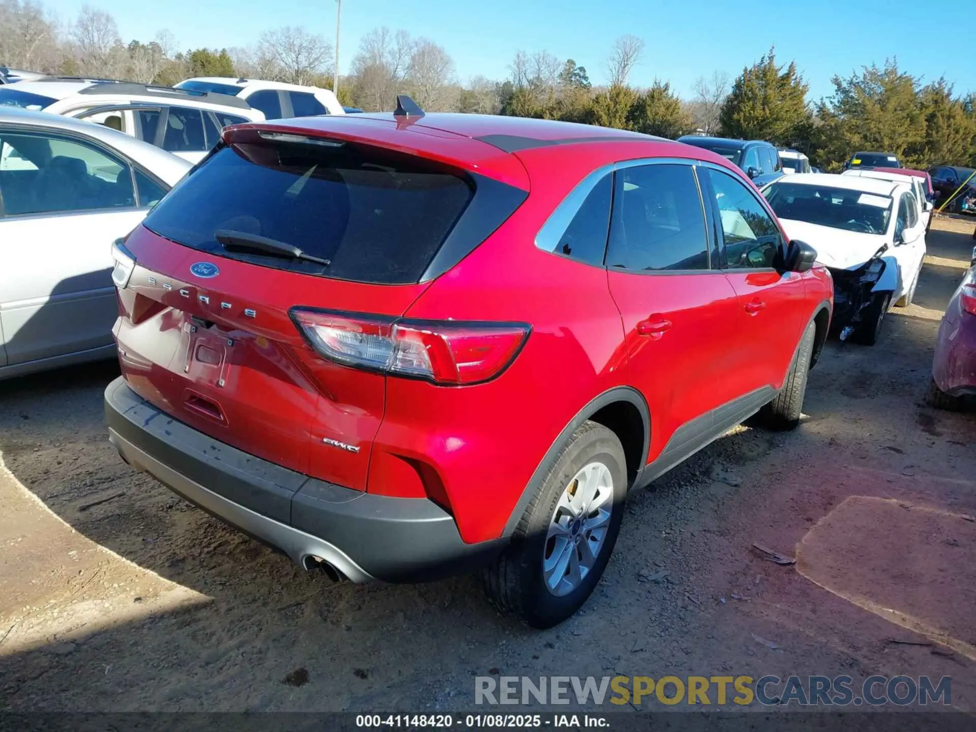 4 Photograph of a damaged car 1FMCU9G60NUB94542 FORD ESCAPE 2022
