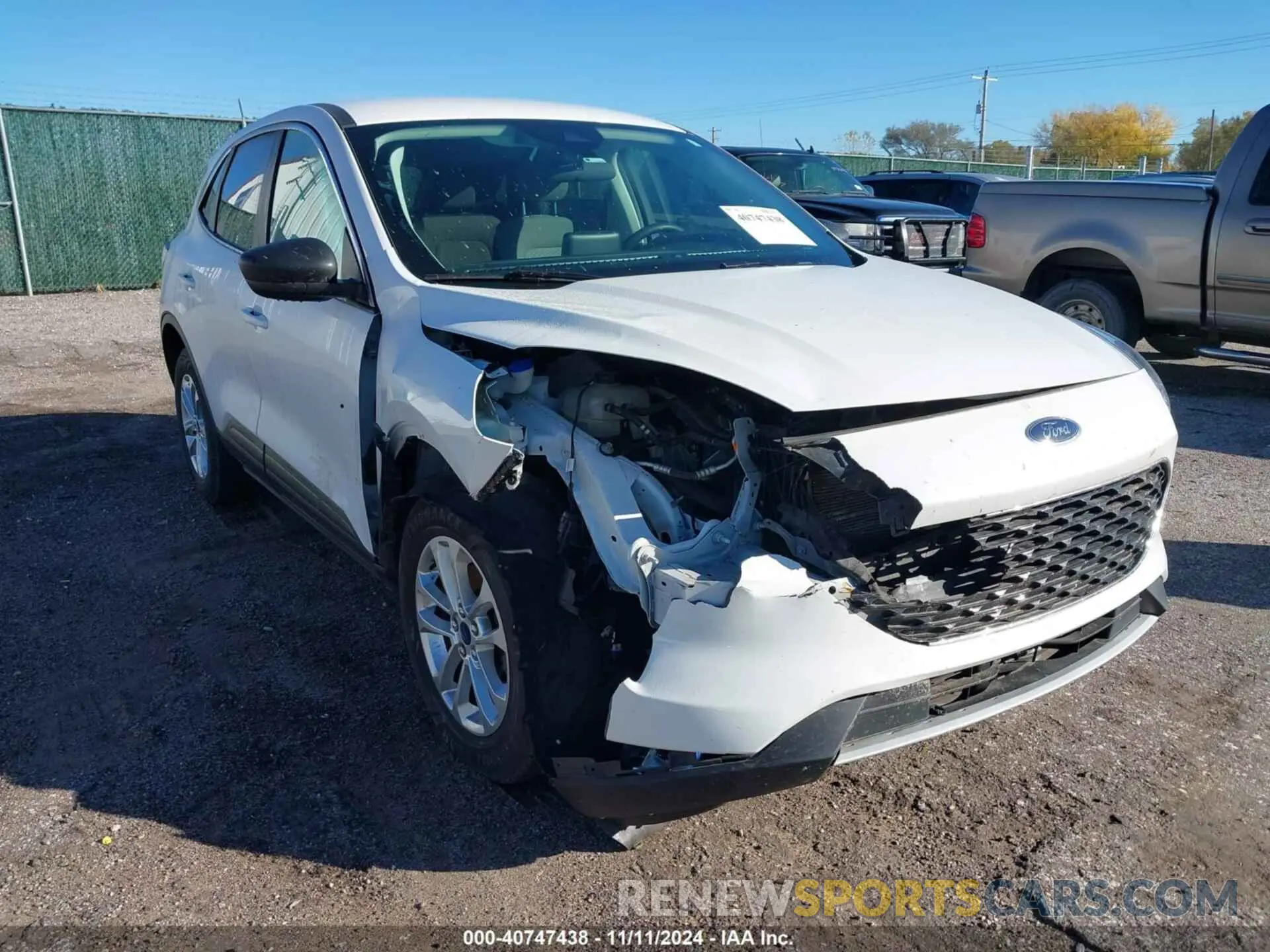 1 Photograph of a damaged car 1FMCU9G61NUA60672 FORD ESCAPE 2022