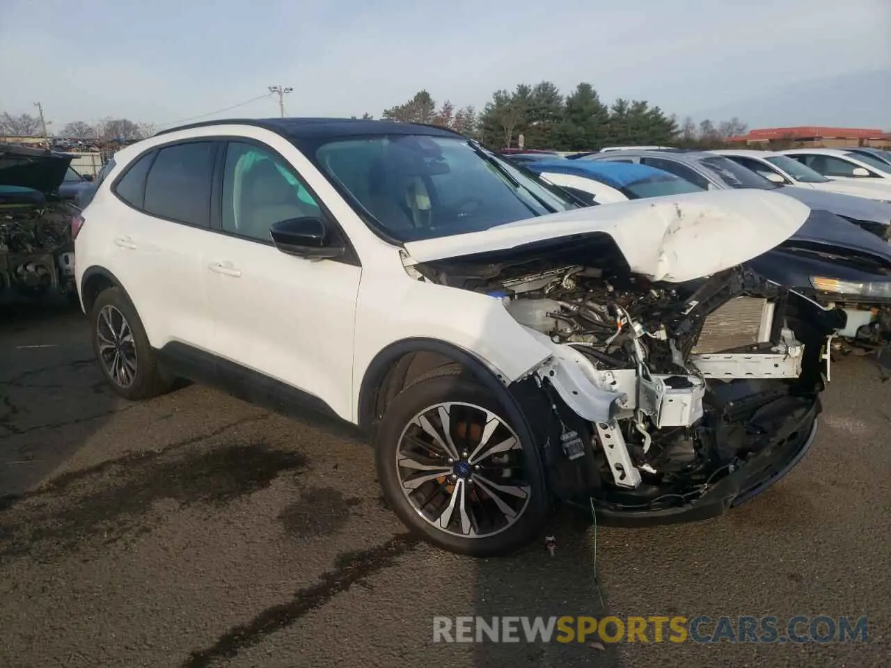 4 Photograph of a damaged car 1FMCU9G61NUB60822 FORD ESCAPE 2022