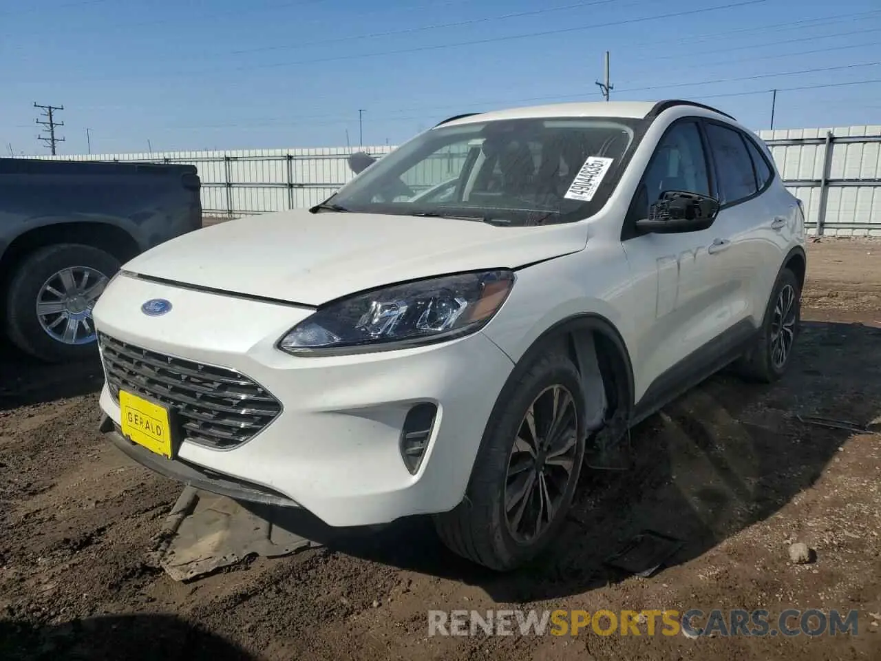1 Photograph of a damaged car 1FMCU9G62NUB44239 FORD ESCAPE 2022