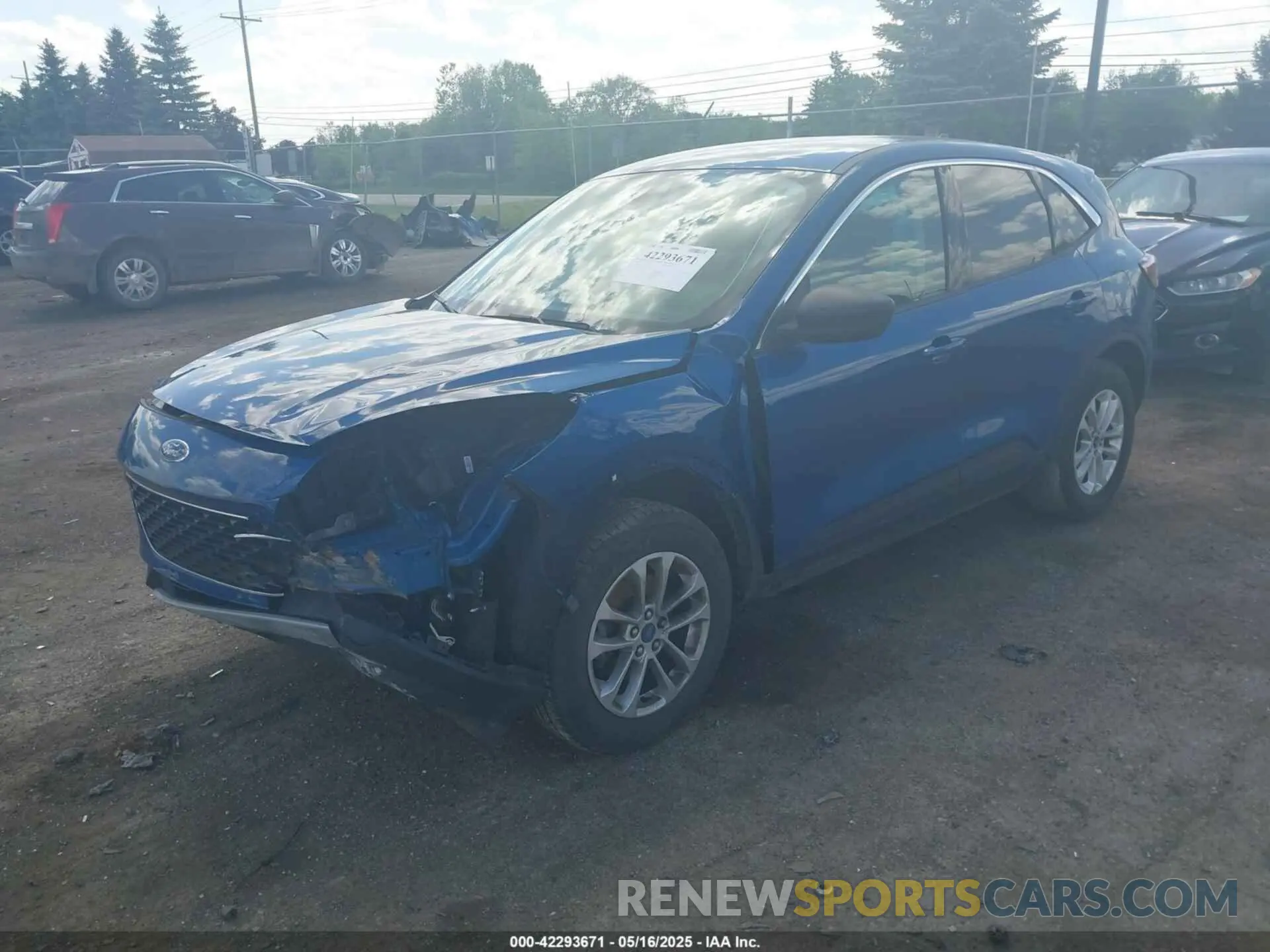 2 Photograph of a damaged car 1FMCU9G65NUA93125 FORD ESCAPE 2022