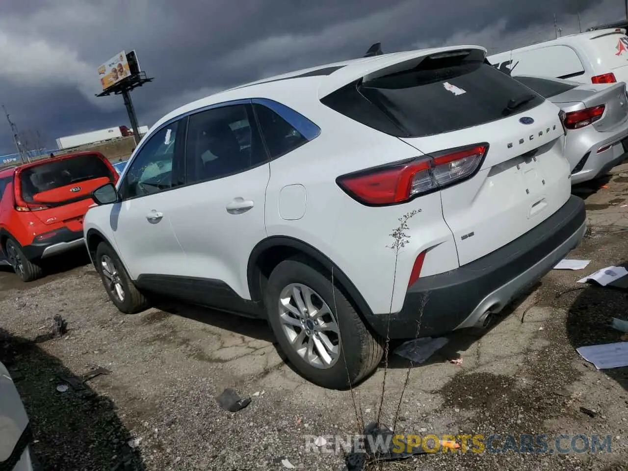 2 Photograph of a damaged car 1FMCU9G66NUB79754 FORD ESCAPE 2022