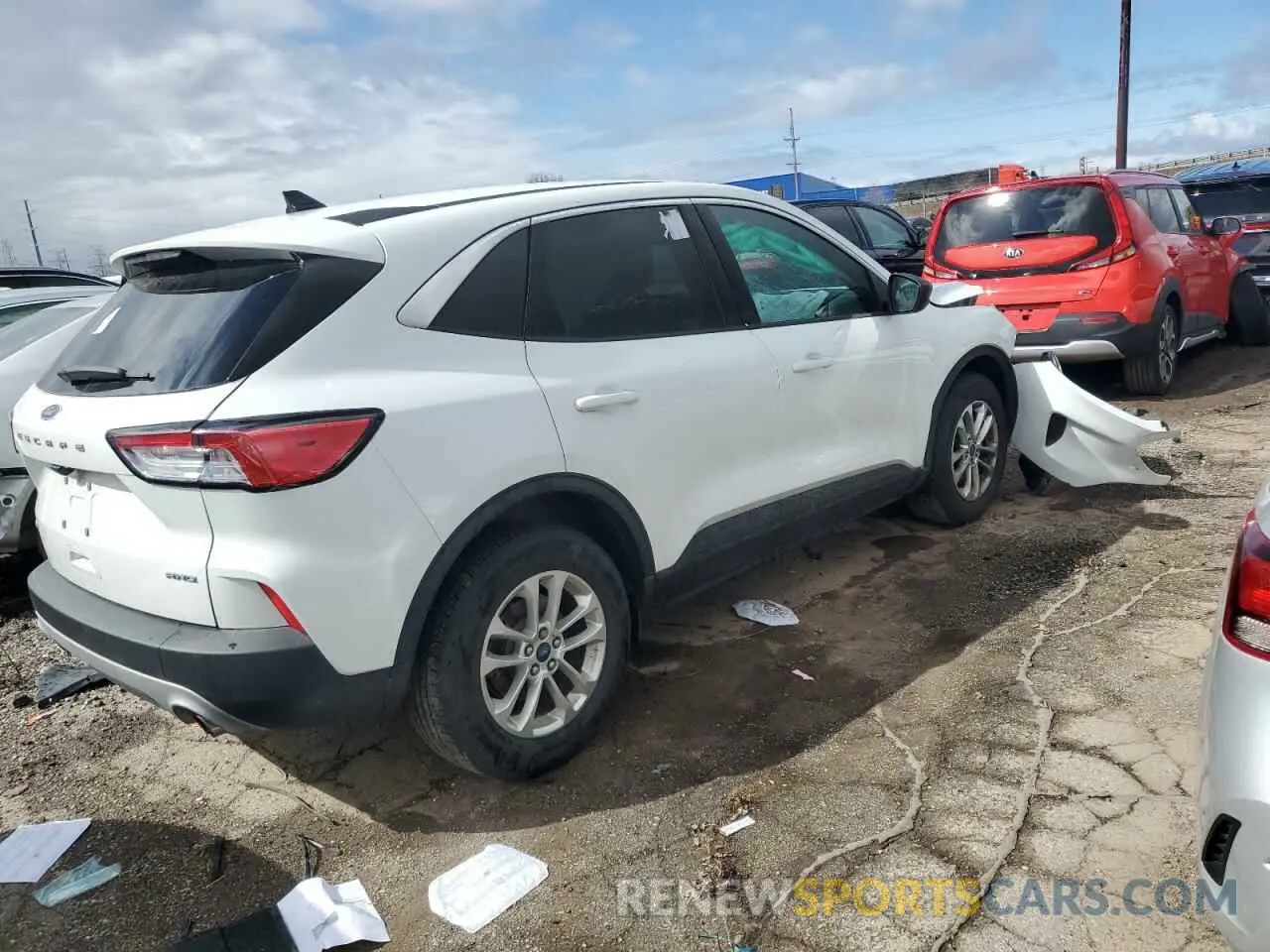 3 Photograph of a damaged car 1FMCU9G66NUB79754 FORD ESCAPE 2022