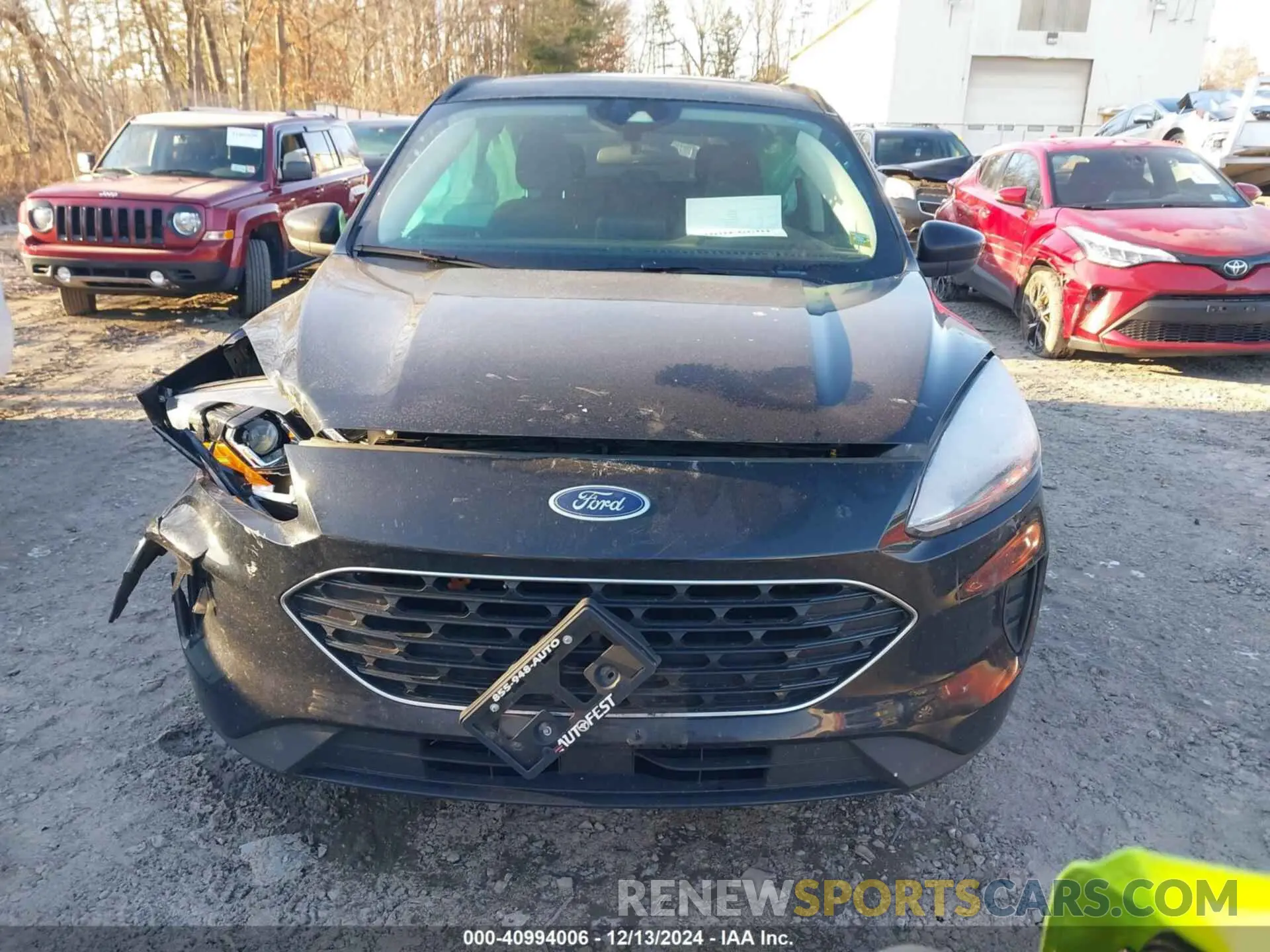 12 Photograph of a damaged car 1FMCU9G66NUB95548 FORD ESCAPE 2022