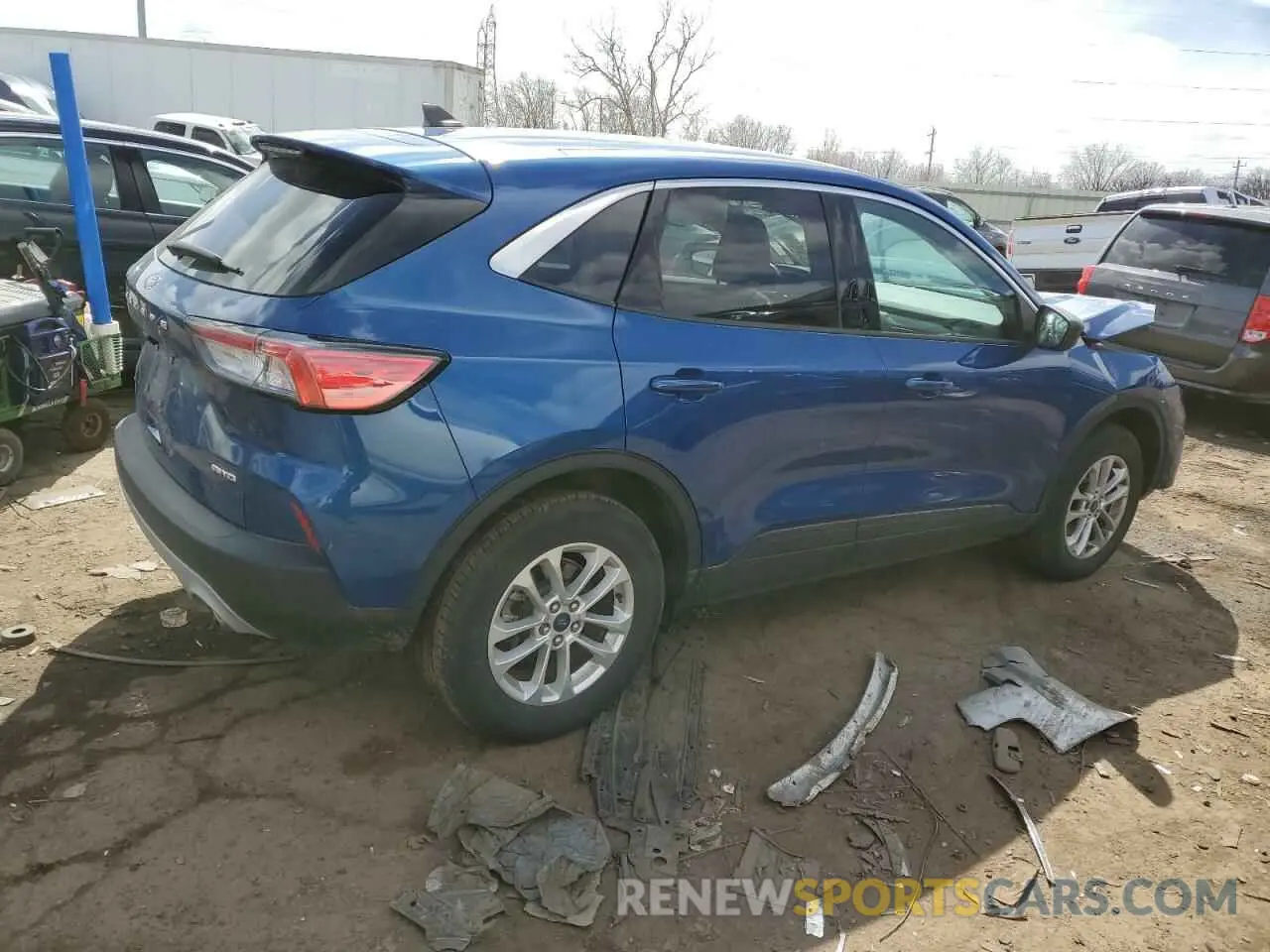 3 Photograph of a damaged car 1FMCU9G68NUB79755 FORD ESCAPE 2022