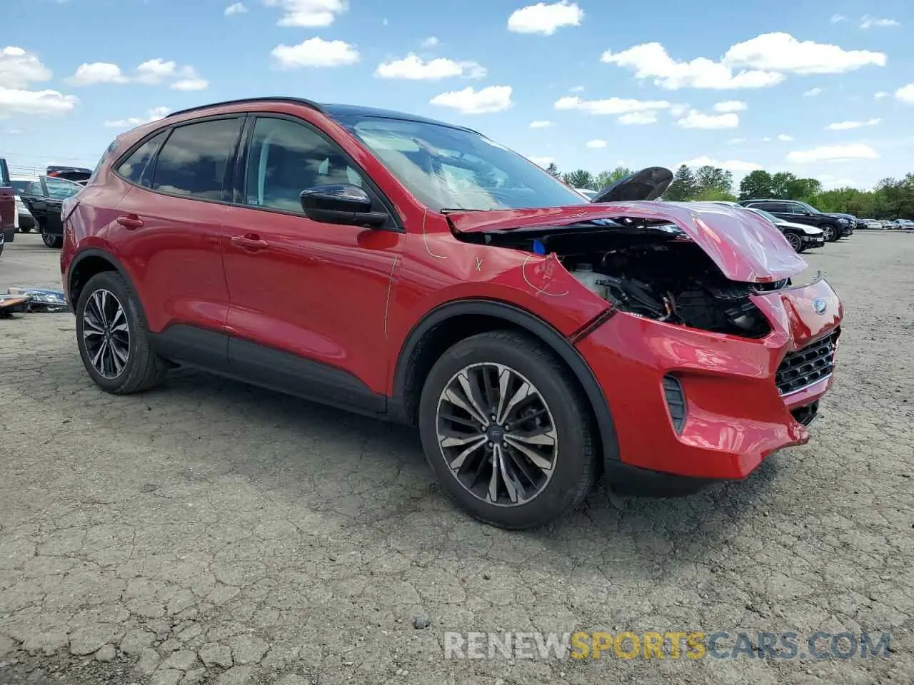 4 Photograph of a damaged car 1FMCU9G6XNUB92524 FORD ESCAPE 2022