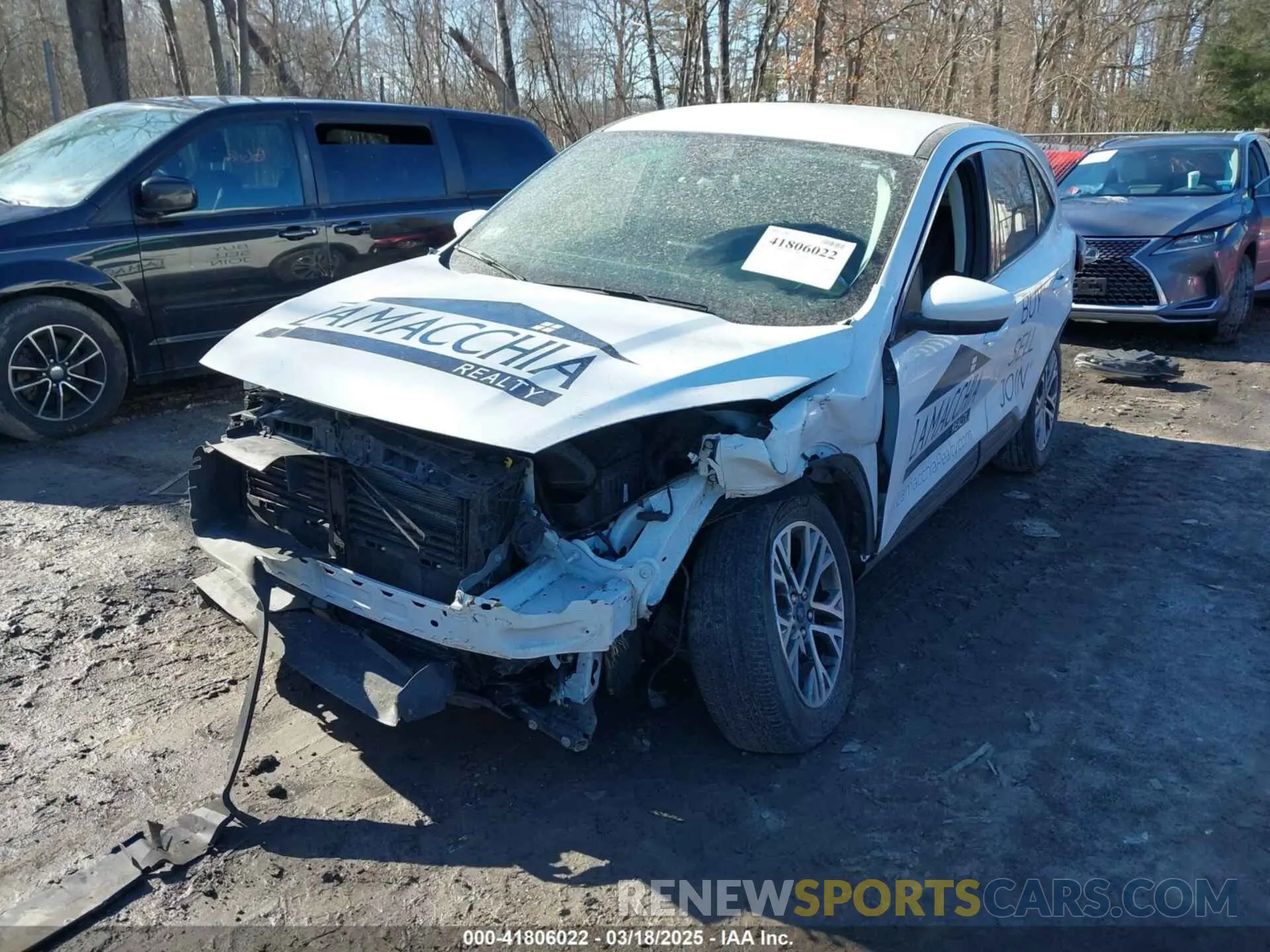 6 Photograph of a damaged car 1FMCU9H63NUA56993 FORD ESCAPE 2022