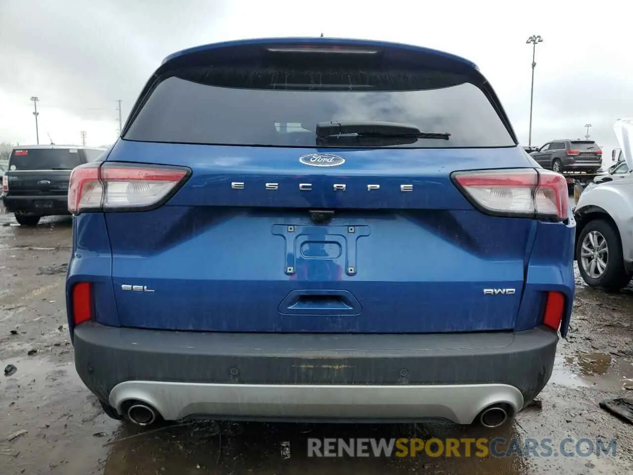 6 Photograph of a damaged car 1FMCU9H64NUA00853 FORD ESCAPE 2022