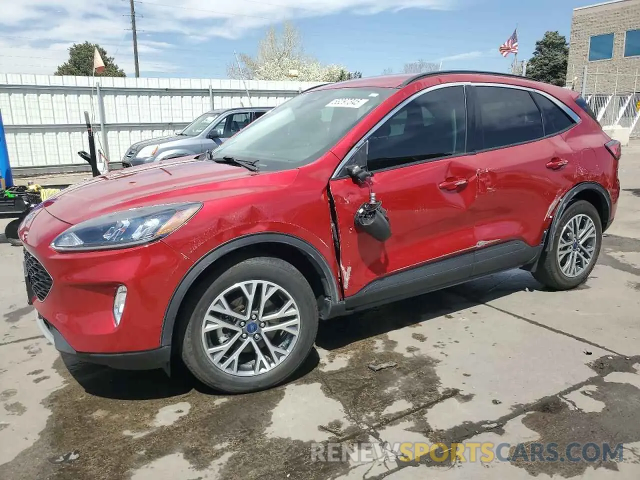 1 Photograph of a damaged car 1FMCU9H68NUB29405 FORD ESCAPE 2022