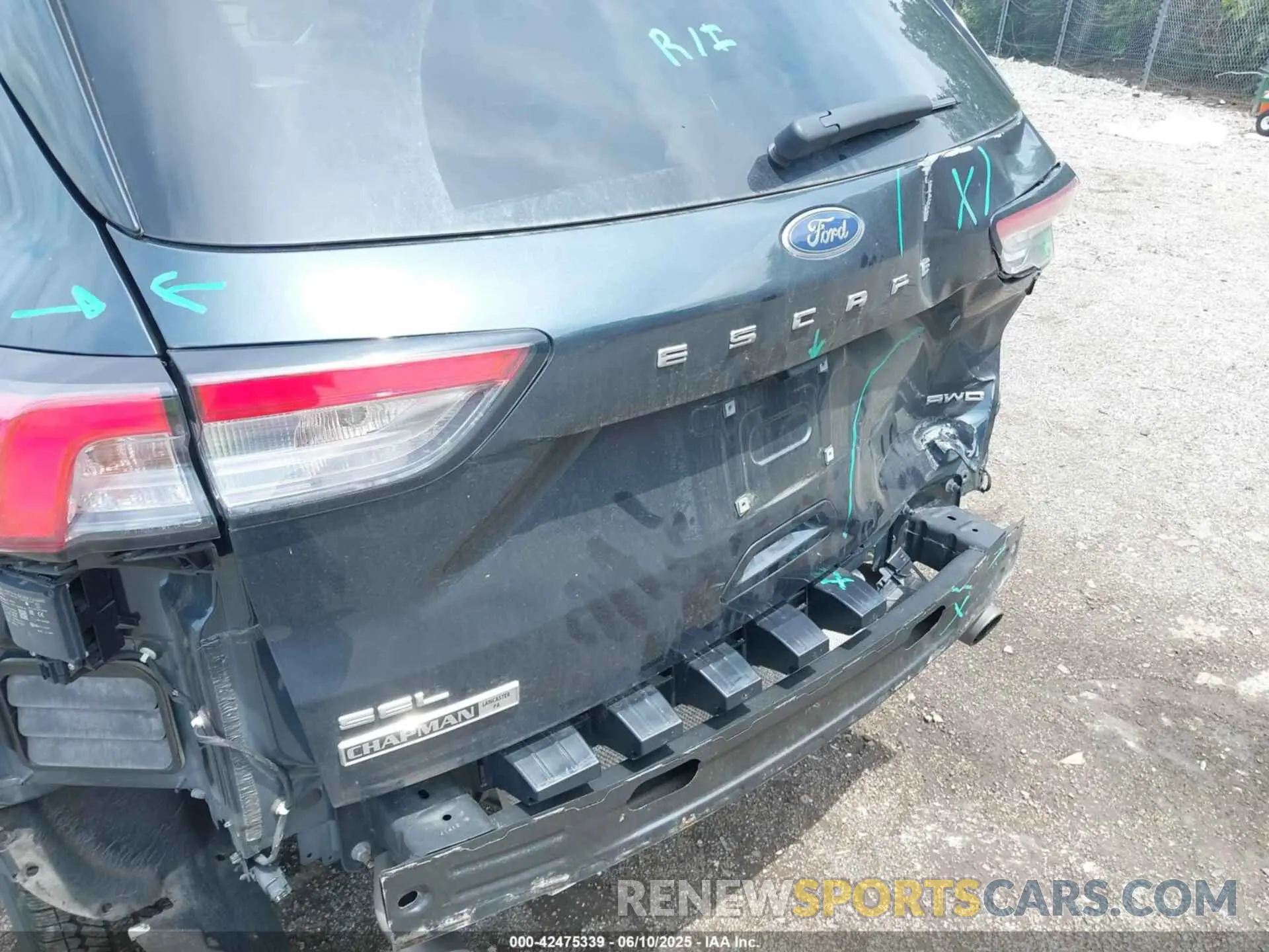 6 Photograph of a damaged car 1FMCU9H92NUB97841 FORD ESCAPE 2022