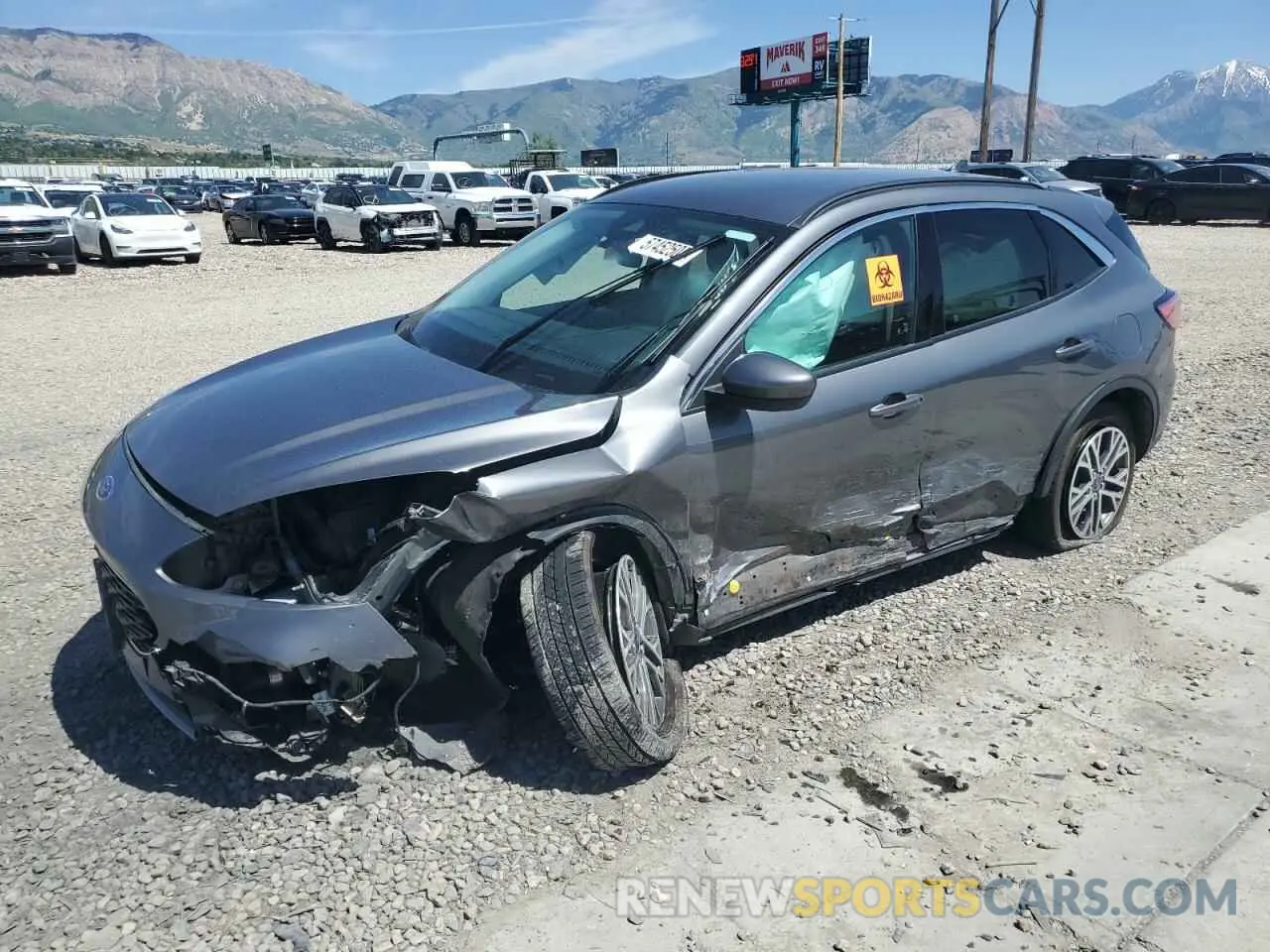 1 Photograph of a damaged car 1FMCU9H99NUA04214 FORD ESCAPE 2022