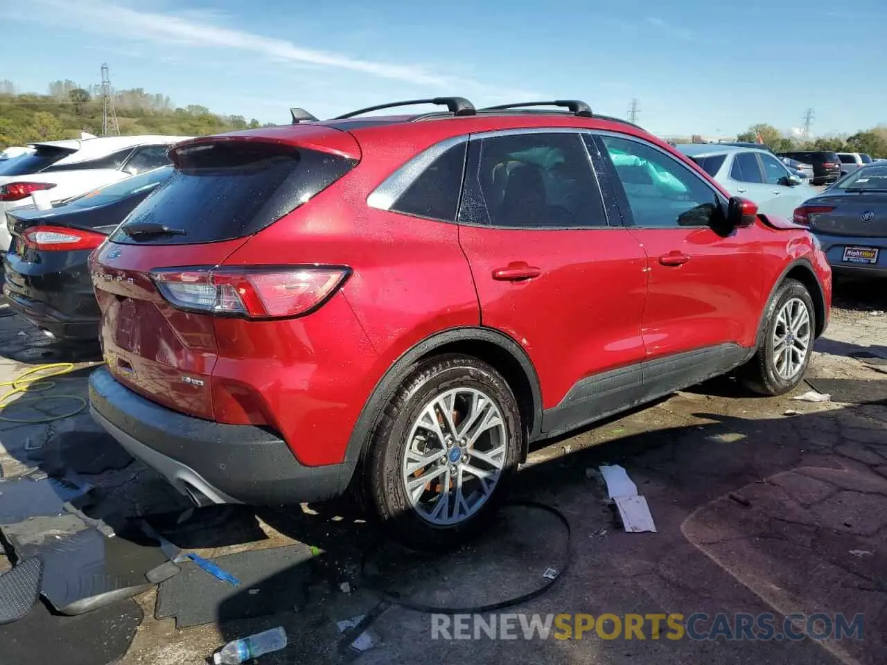 3 Photograph of a damaged car 1FMCU9H9XNUB06086 FORD ESCAPE 2022
