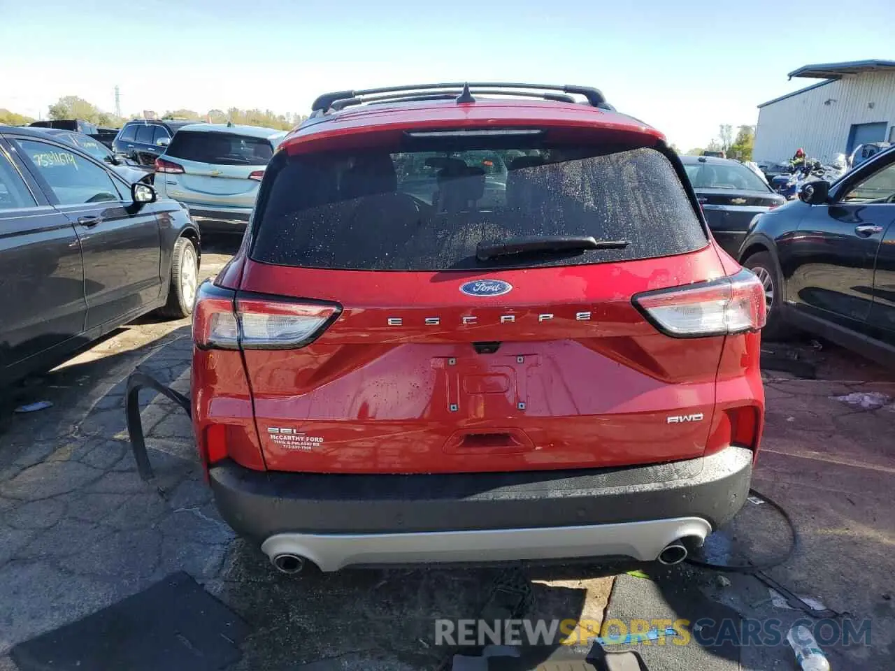 6 Photograph of a damaged car 1FMCU9H9XNUB06086 FORD ESCAPE 2022