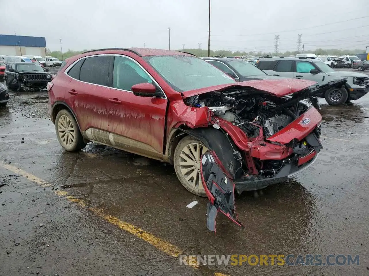4 Photograph of a damaged car 1FMCU9J94NUA90574 FORD ESCAPE 2022