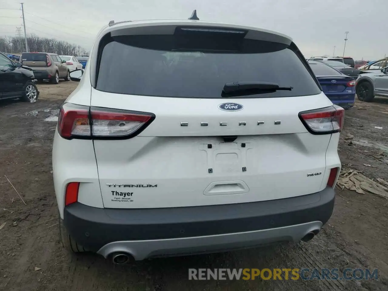 6 Photograph of a damaged car 1FMCU9J95NUA58622 FORD ESCAPE 2022