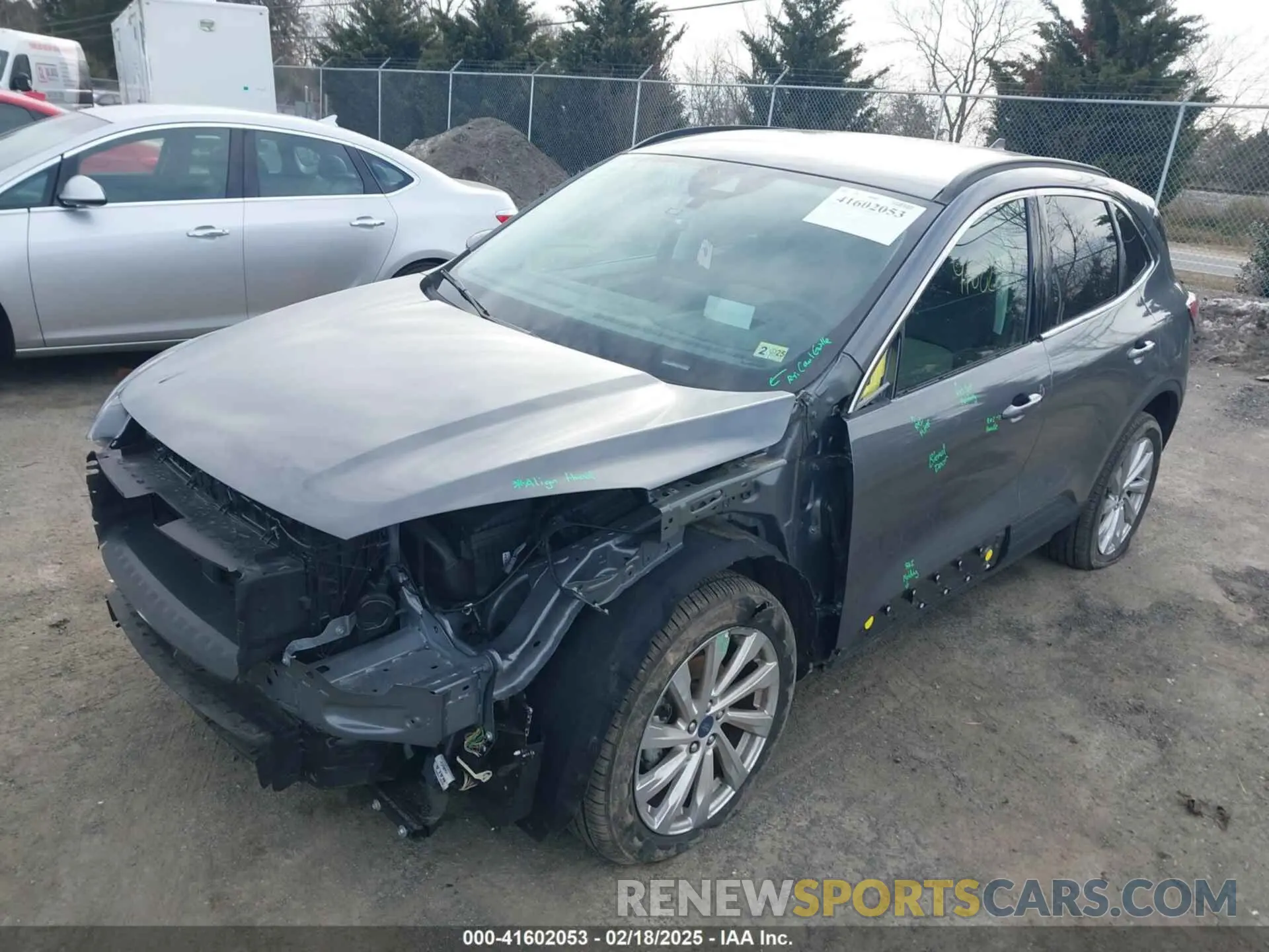 2 Photograph of a damaged car 1FMCU9J95NUB58123 FORD ESCAPE 2022