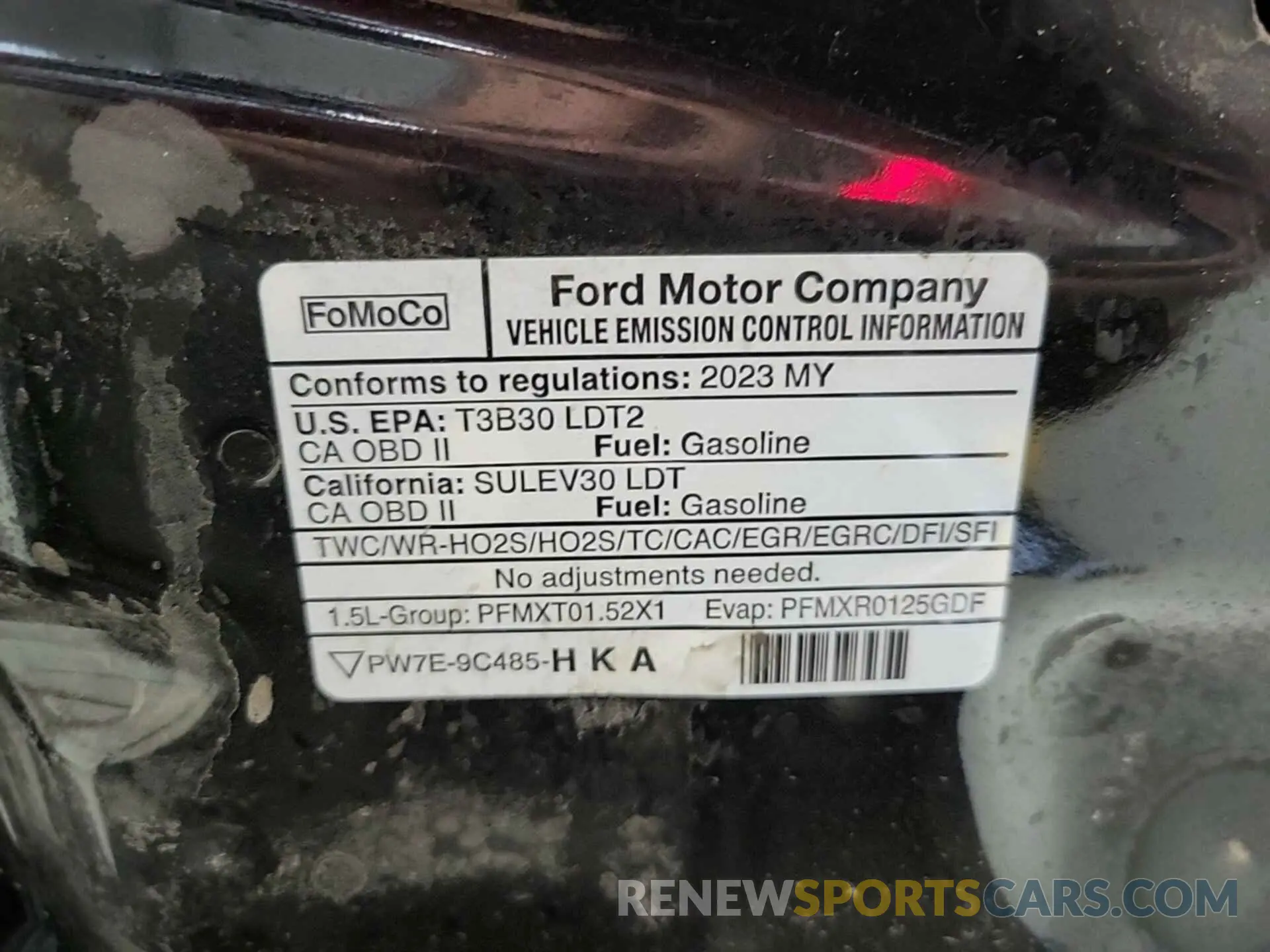 46 Photograph of a damaged car 1FMCU9MN4PUA46828 FORD ESCAPE 2023