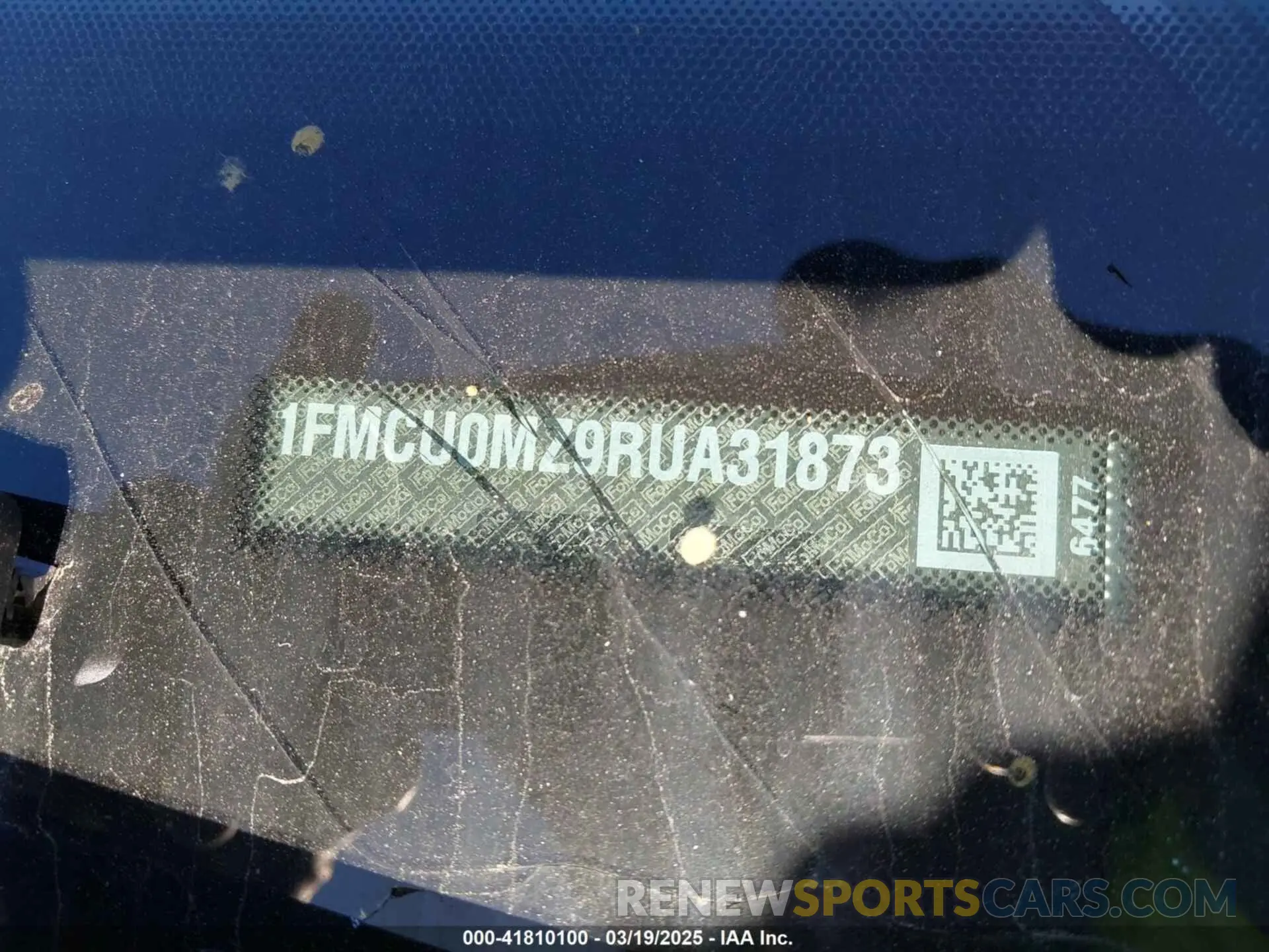 9 Photograph of a damaged car 1FMCU0MZ9RUA31873 FORD ESCAPE 2024