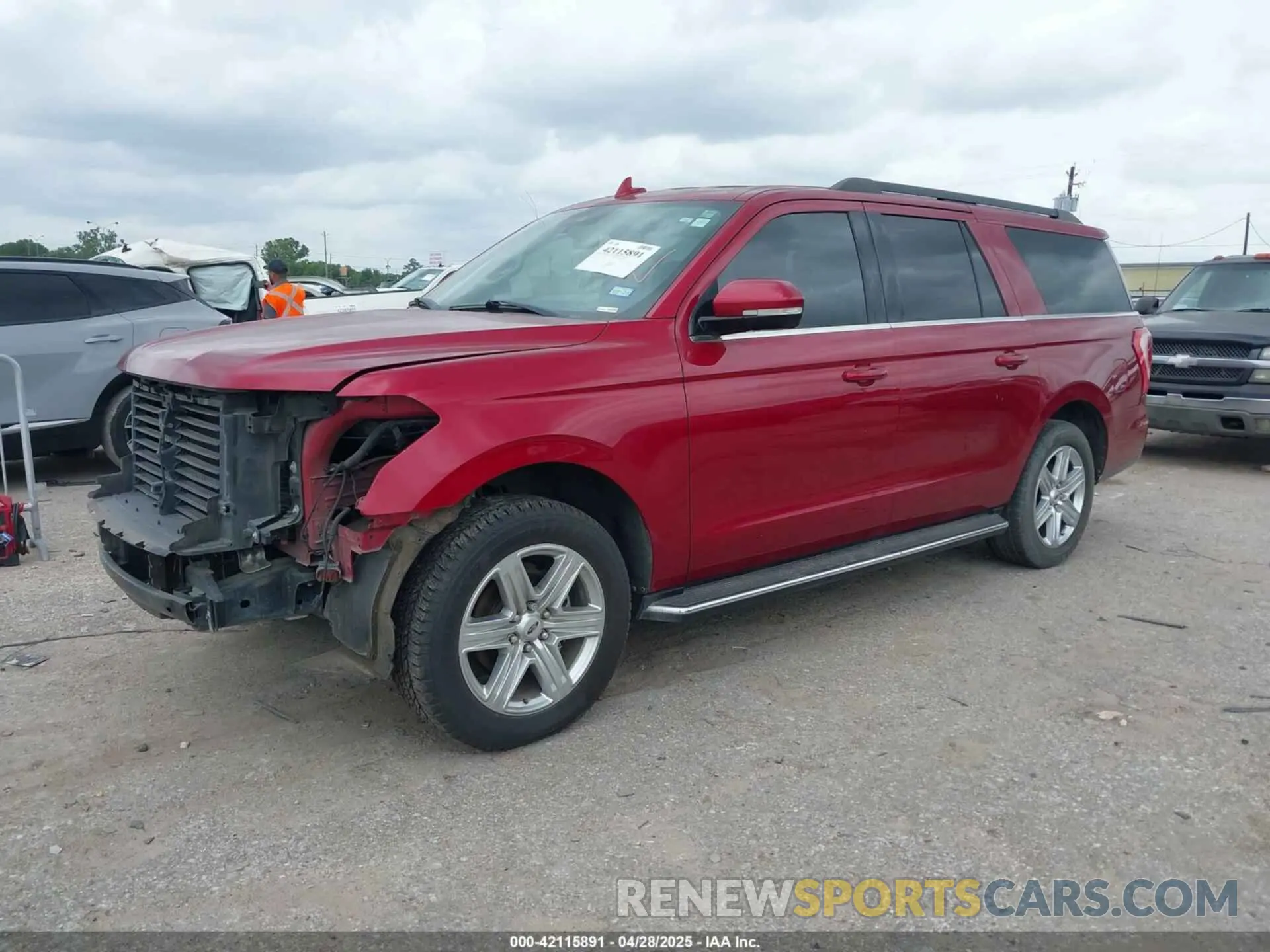 2 Photograph of a damaged car 1FMJK1HTXKEA73476 FORD EXPEDITION MAX 2019