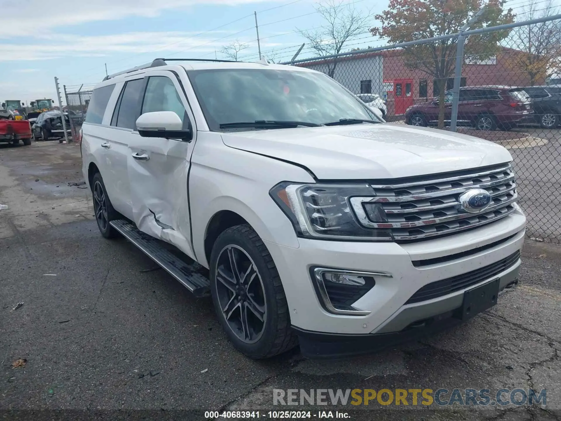 1 Photograph of a damaged car 1FMJK2AT8KEA68180 FORD EXPEDITION MAX 2019
