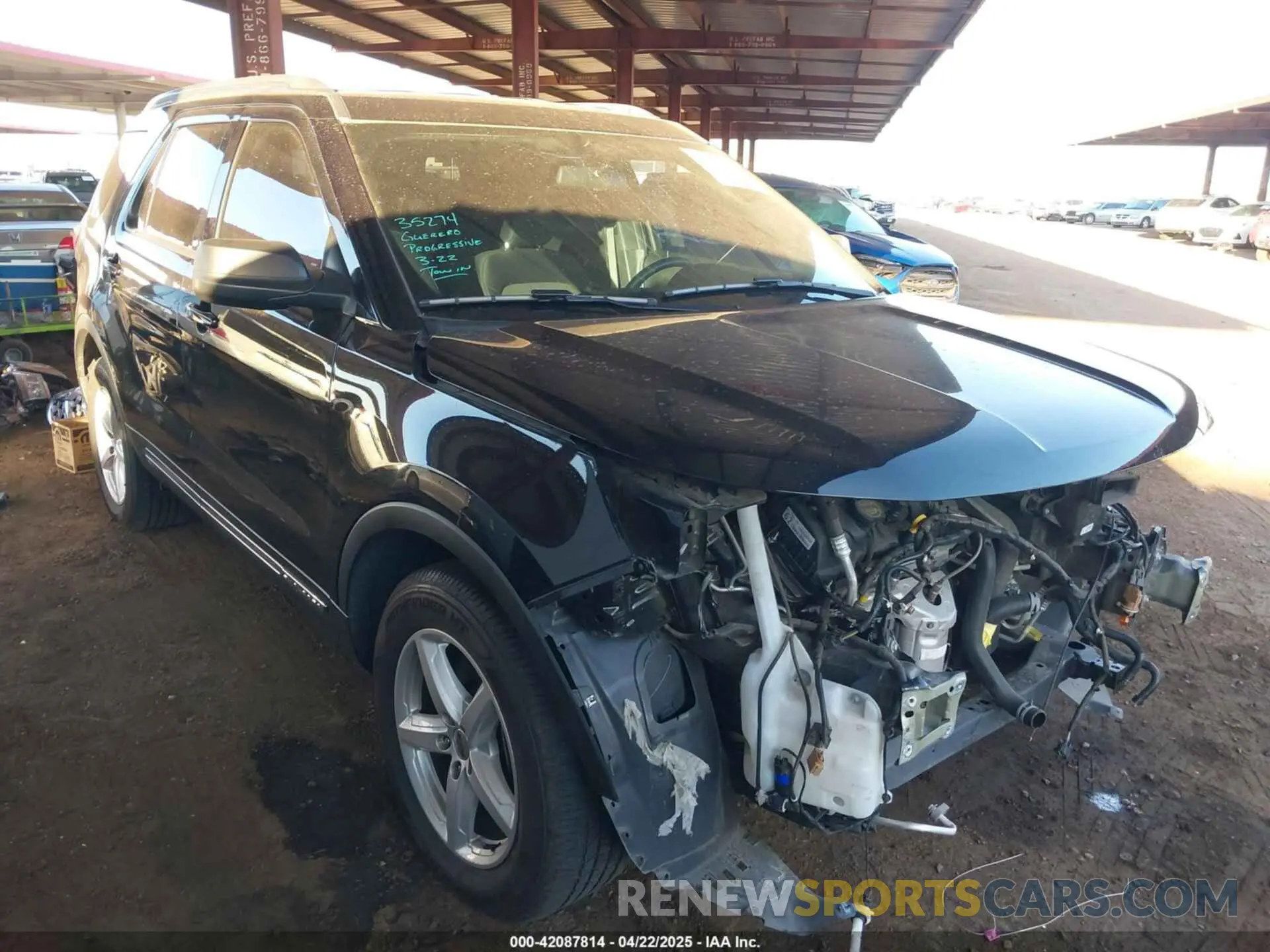 1 Photograph of a damaged car 1FM5K7D82KGA90203 FORD EXPLORER 2019