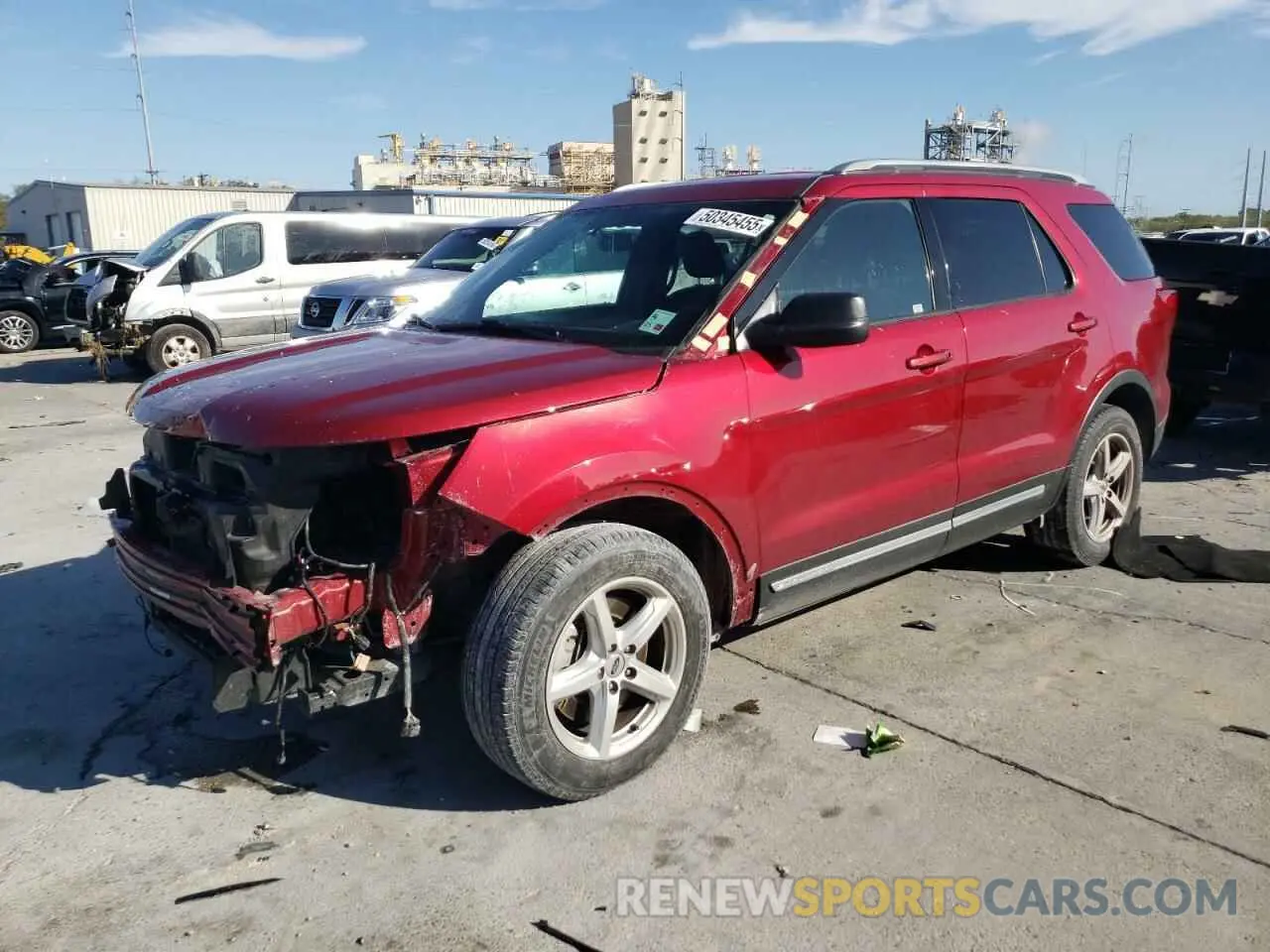 1 Photograph of a damaged car 1FM5K7D83KGB02181 FORD EXPLORER 2019