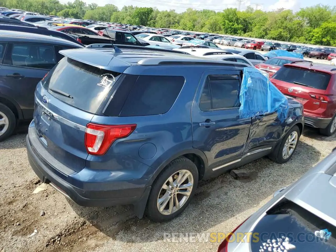 3 Photograph of a damaged car 1FM5K7D84KGA85603 FORD EXPLORER 2019