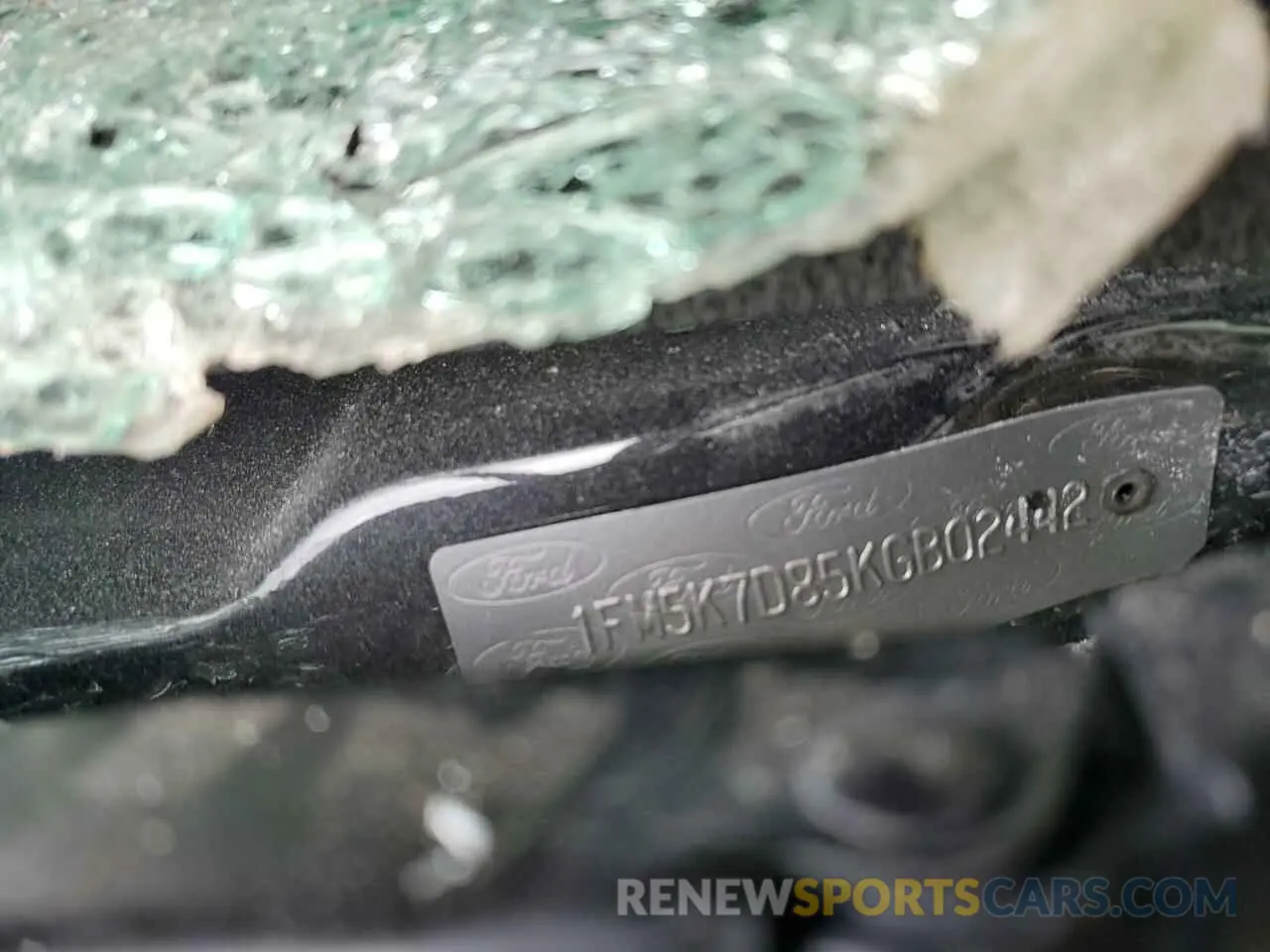 13 Photograph of a damaged car 1FM5K7D85KGB02442 FORD EXPLORER 2019